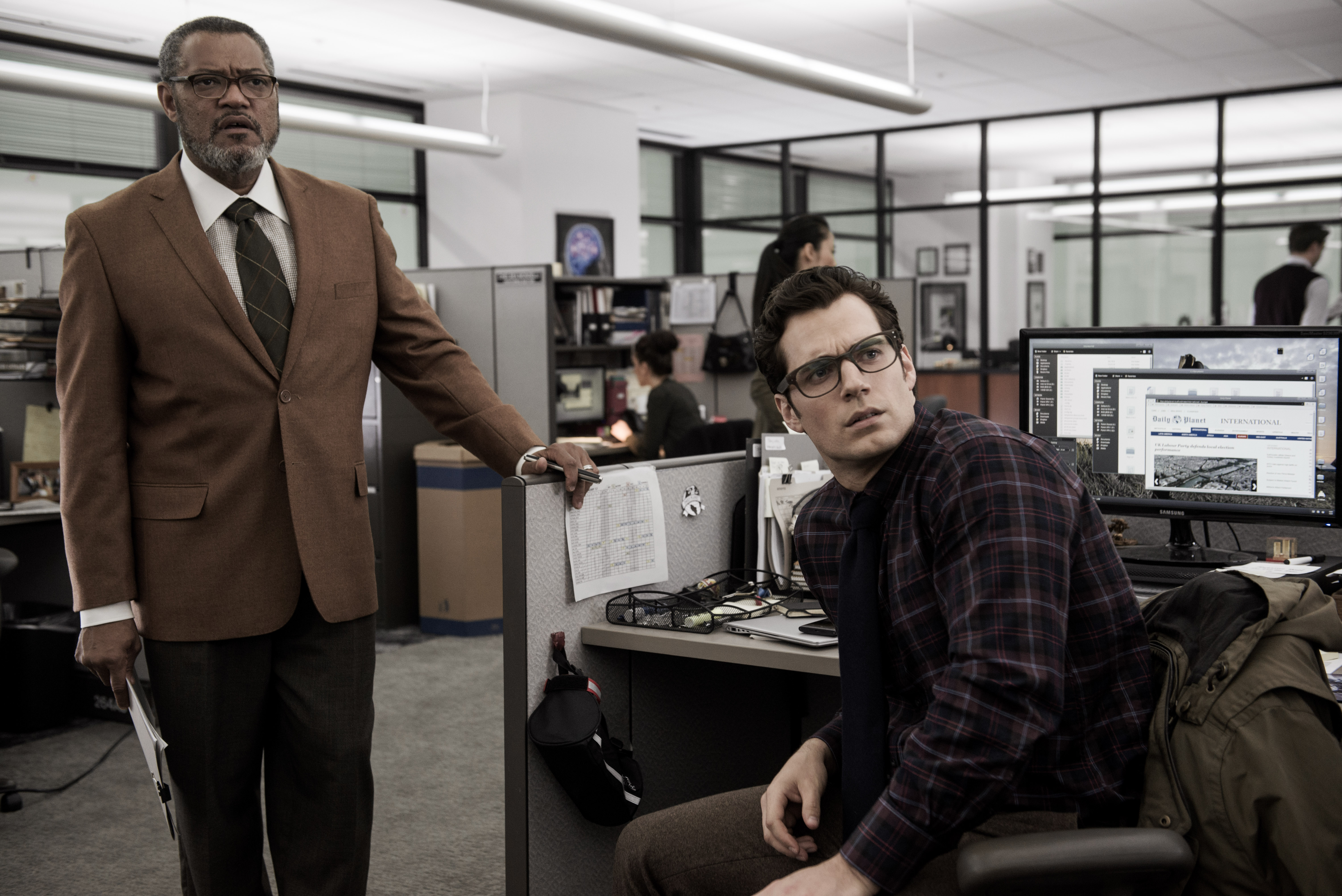 Perry White and Clark Kent from Batman v Superman HD Wallpaper