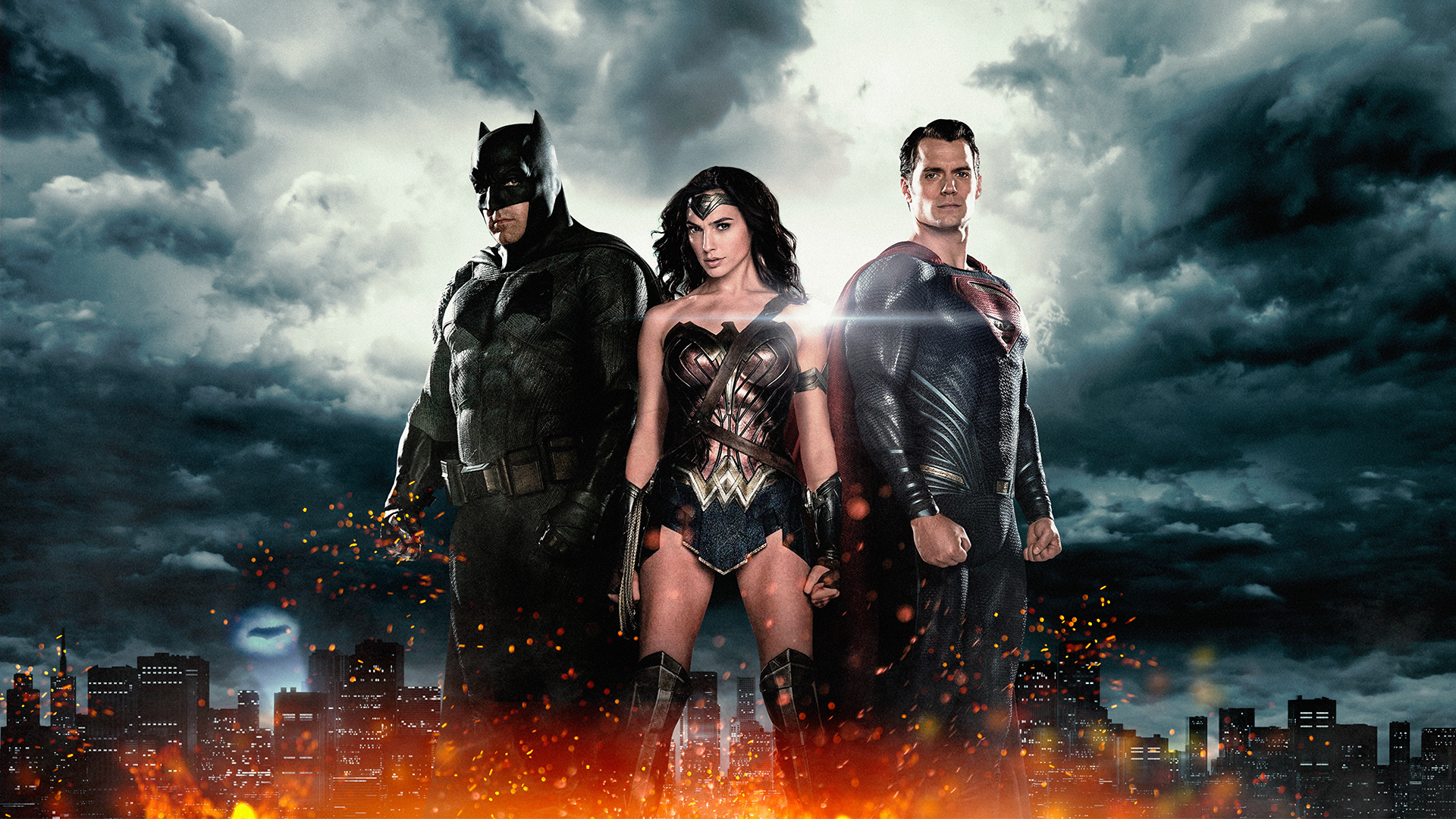 Batman, Wonder Woman, and Superman from Batman v Superman HD Wallpaper