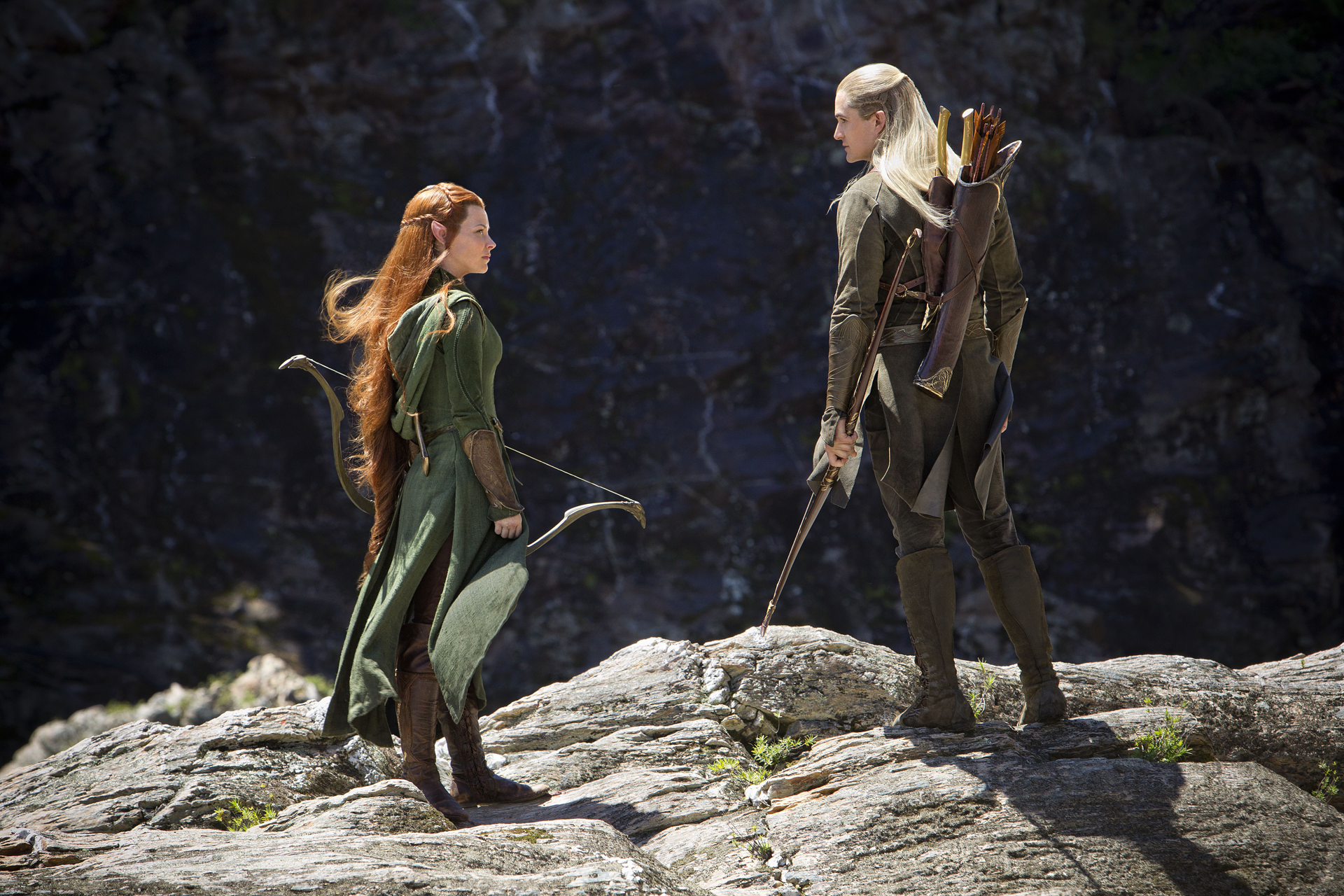 Tauriel and Legolas from The Hobbit HD Wallpaper