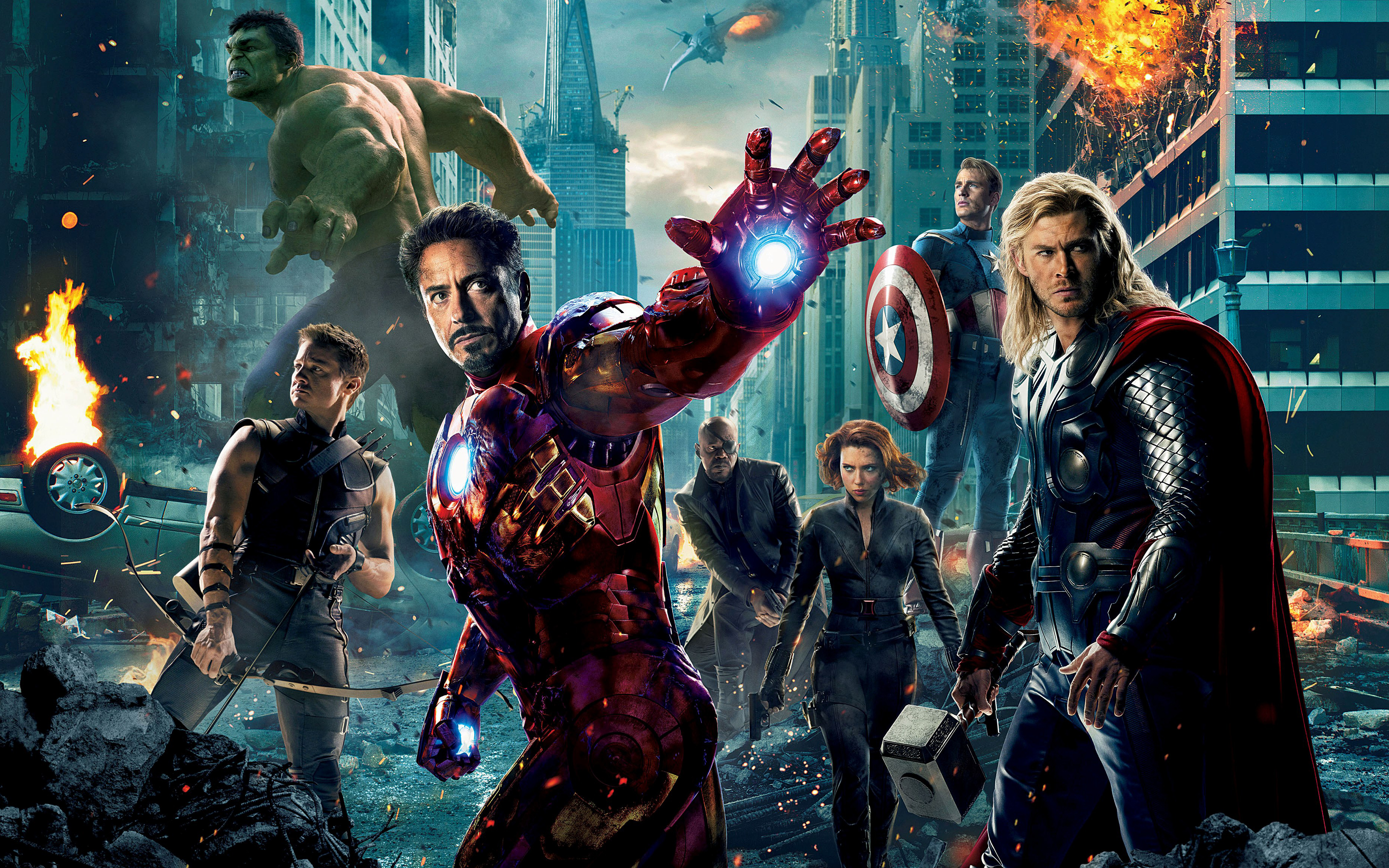 The Avengers from Marvel Comics HD Wallpaper