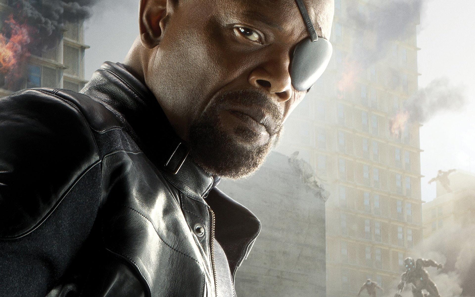 Nick Fury from Marvel Cinematic Universe HD Wallpaper