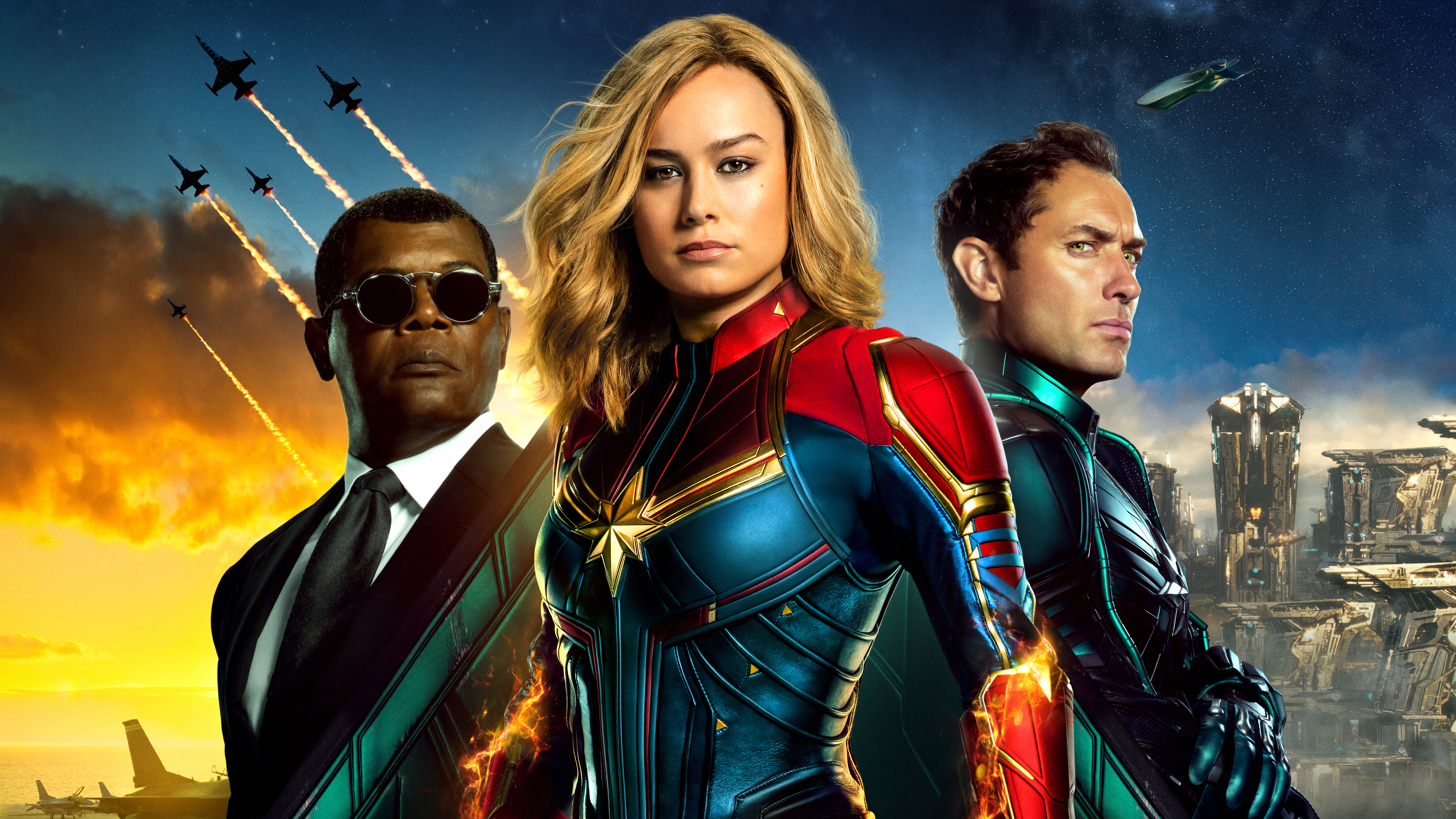Captain Marvel from Marvel Comics HD Wallpaper
