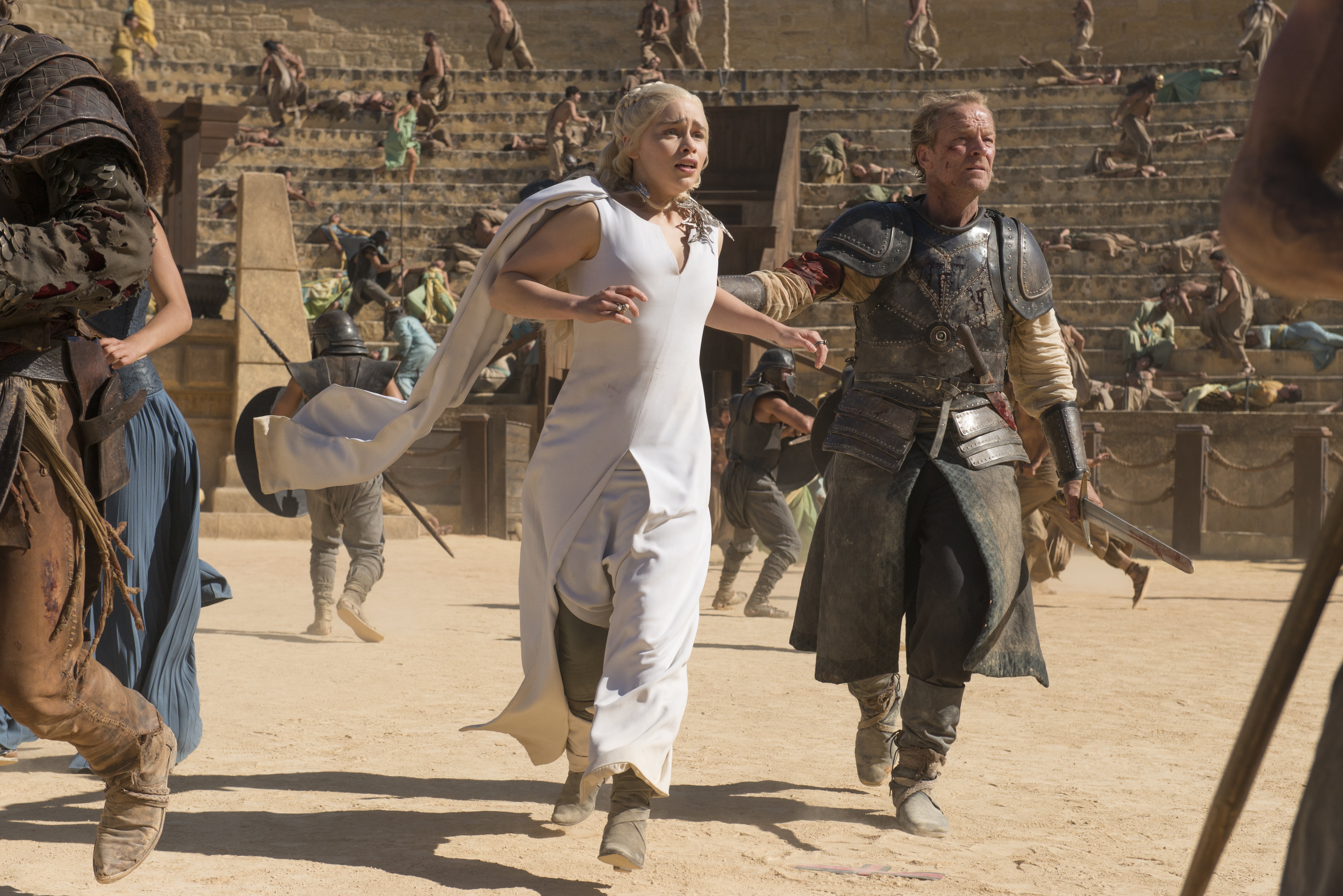 Daenerys Targaryen and Jorah Mormont in Meereen HD Wallpaper
