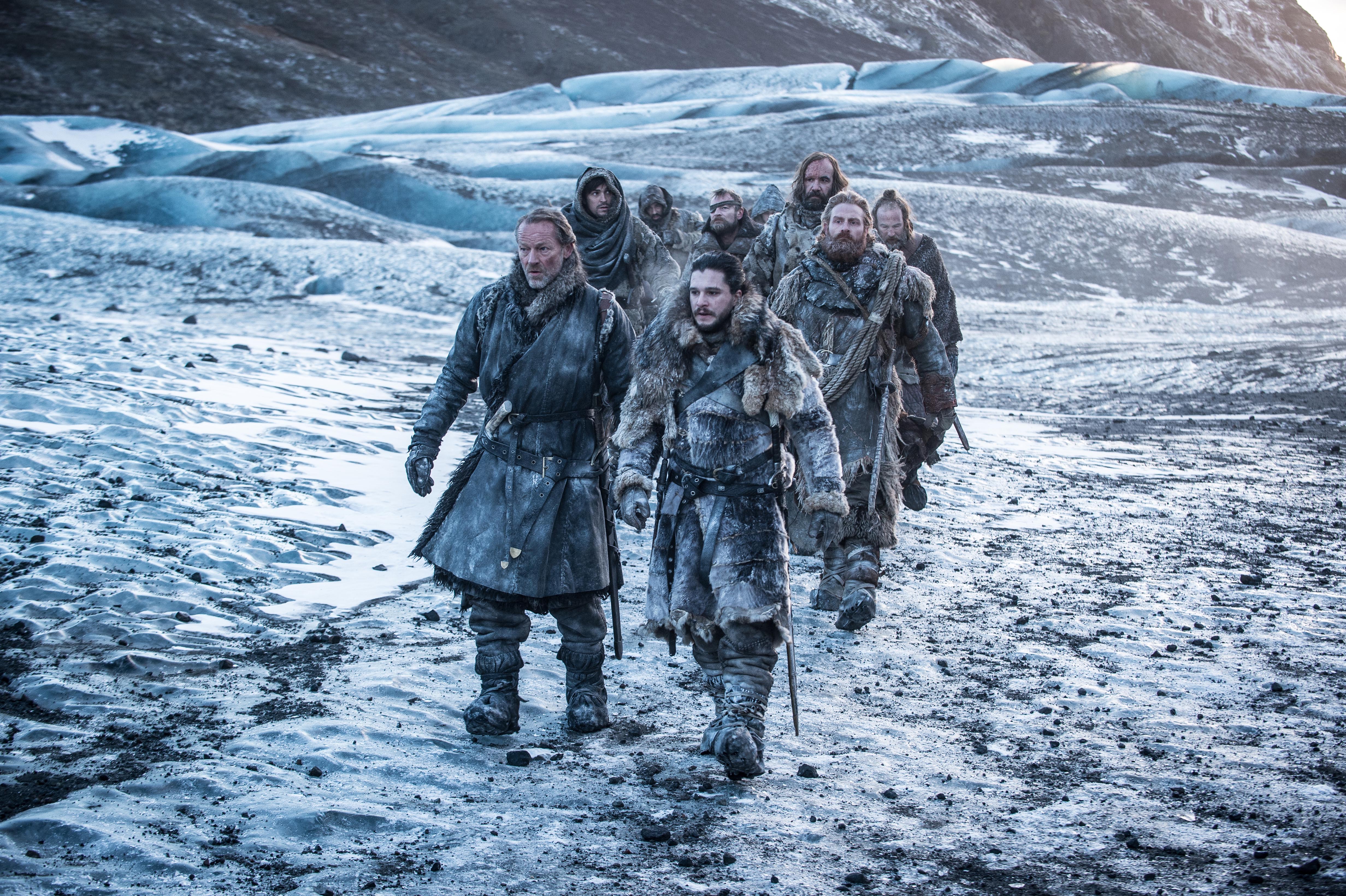 Iain Glen and group in Game of Thrones HD Wallpaper