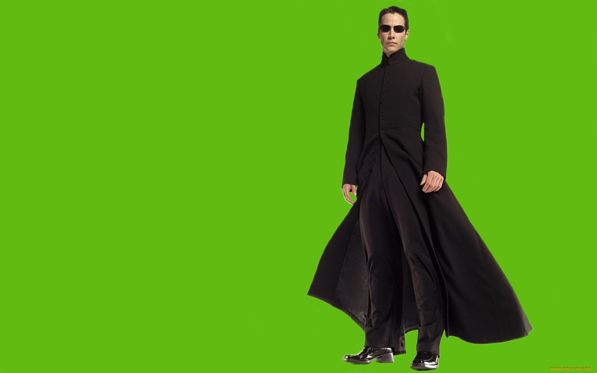 Keanu Reeves as Neo from The Matrix HD Wallpaper