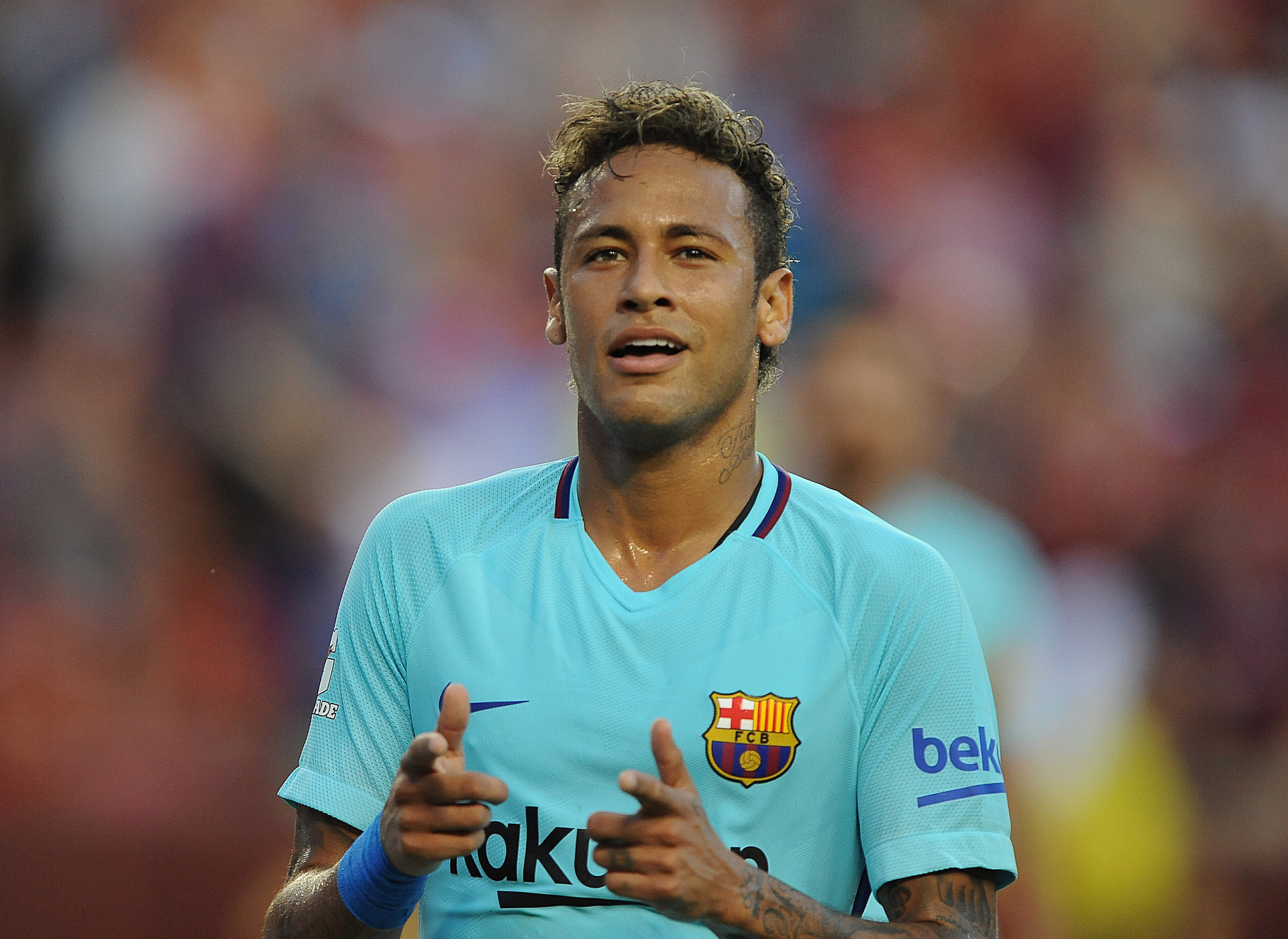 Neymar Jr. playing for FC Barcelona HD Wallpaper