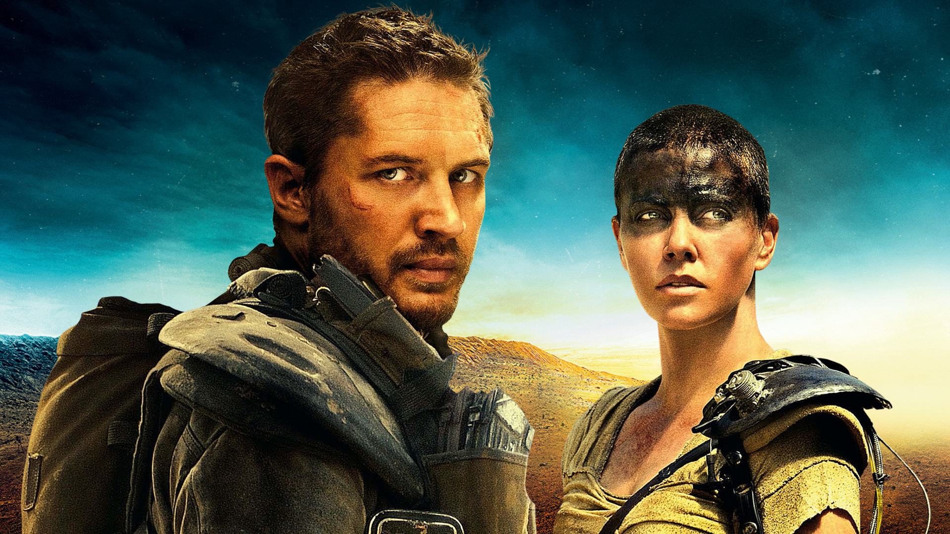 Mad Max: Fury Road - Tom Hardy and Charlize Theron HD Wallpaper