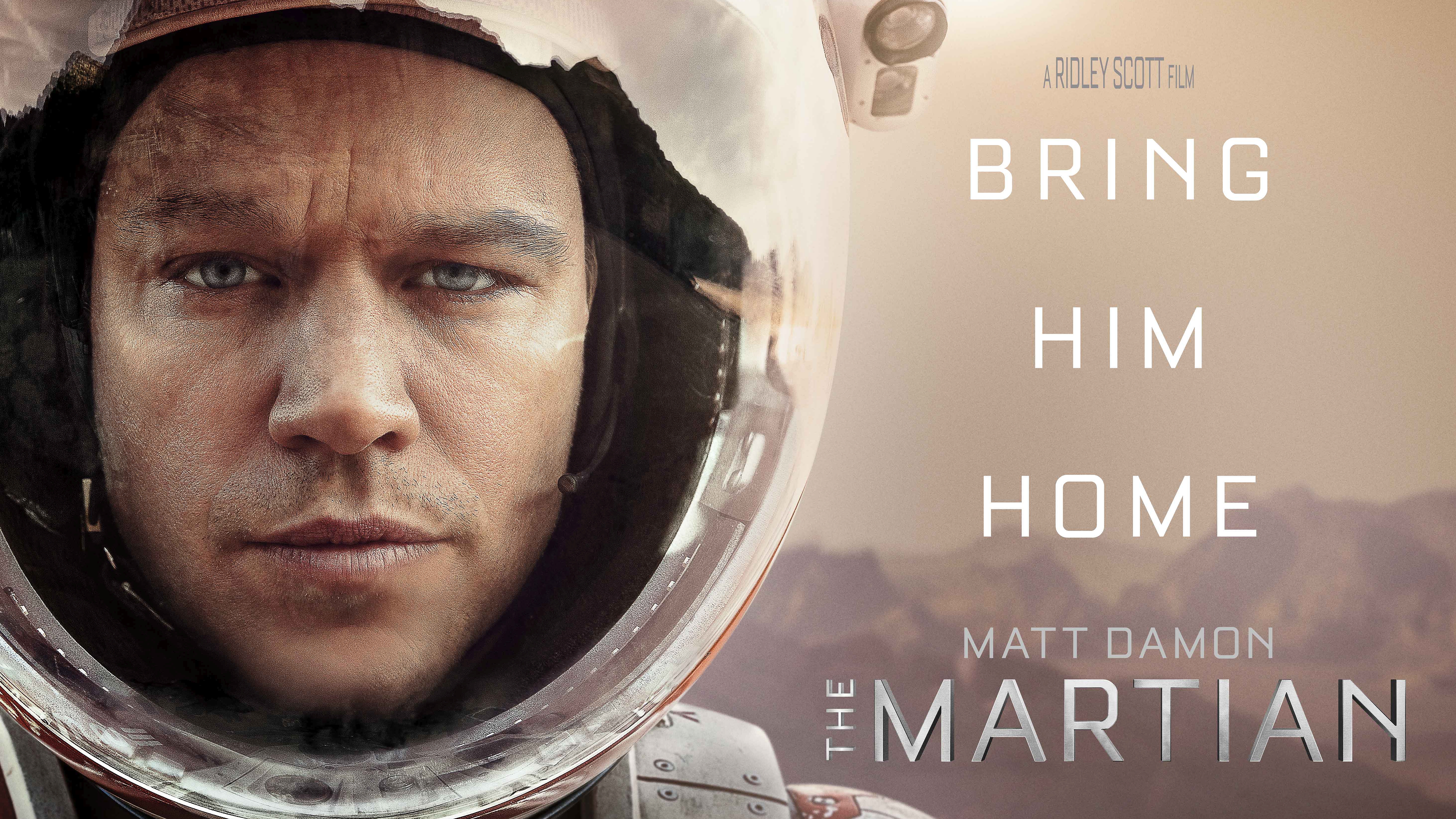 The Martian starring Matt Damon HD Wallpaper