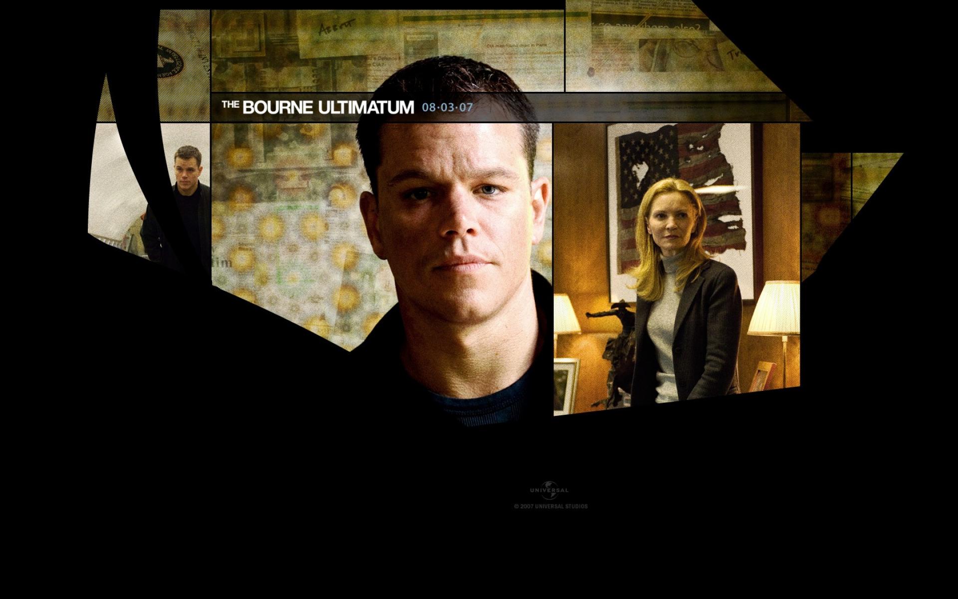 The Bourne Ultimatum Matt Damon Joan Allen HD Wallpaper