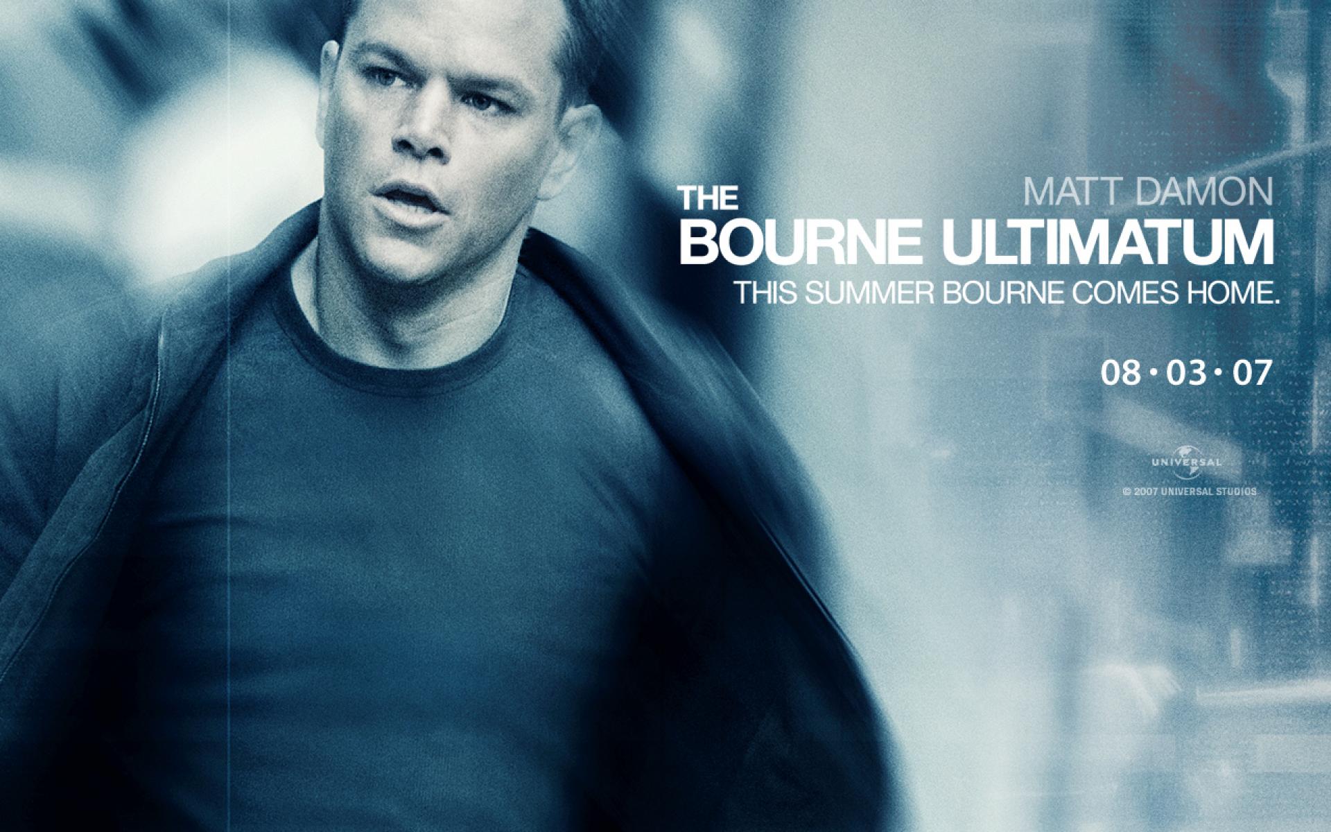 The Bourne Ultimatum starring Matt Damon HD Wallpaper