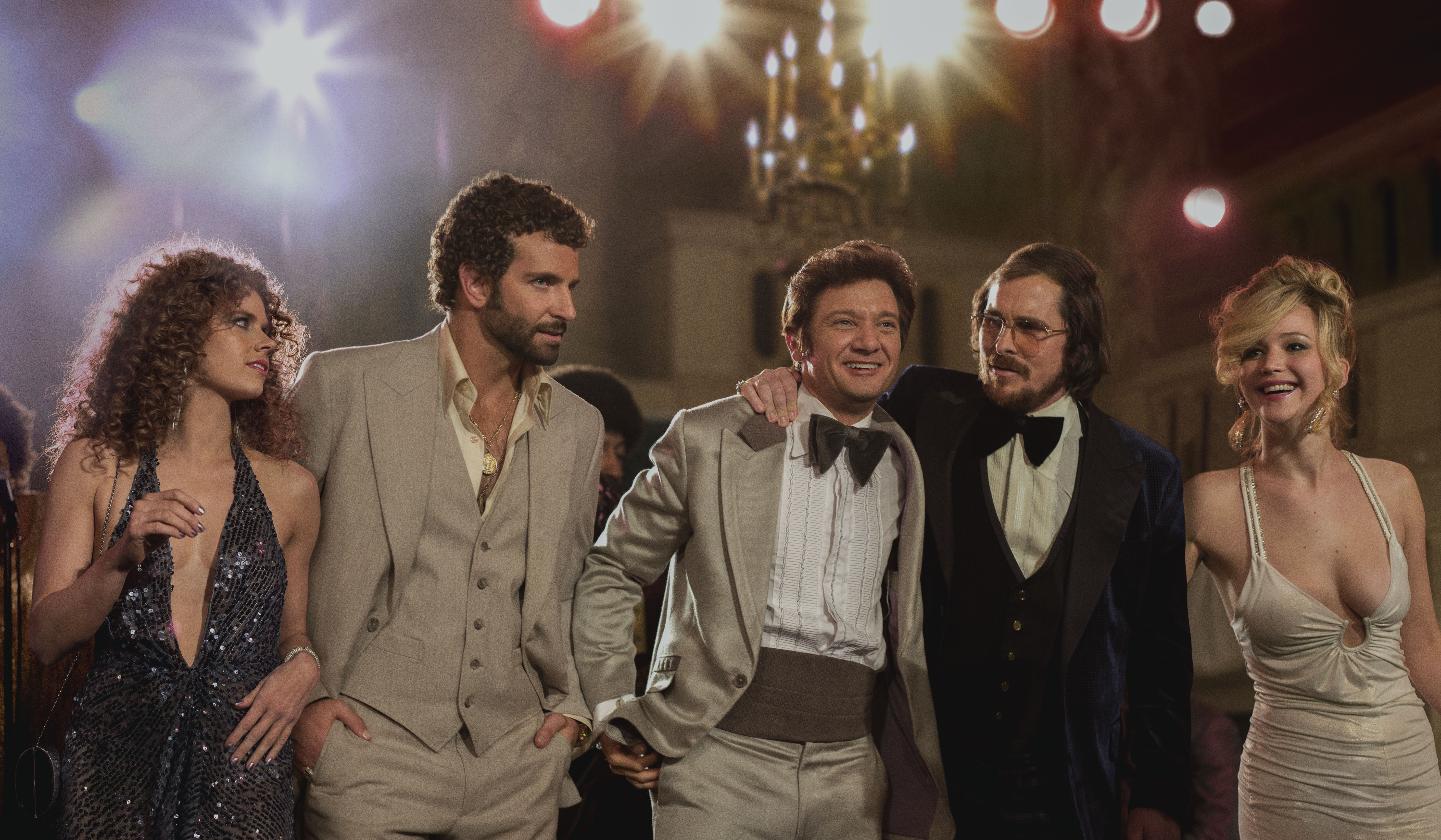 American Hustle cast on red carpet HD Wallpaper