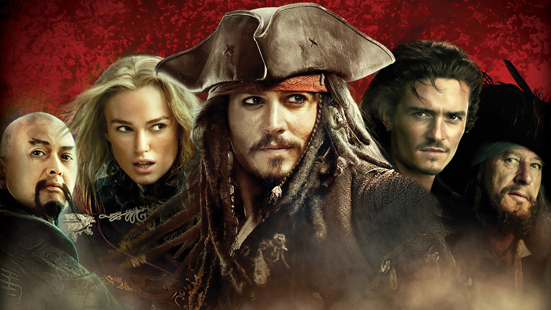 Pirates of the Caribbean characters HD Wallpaper