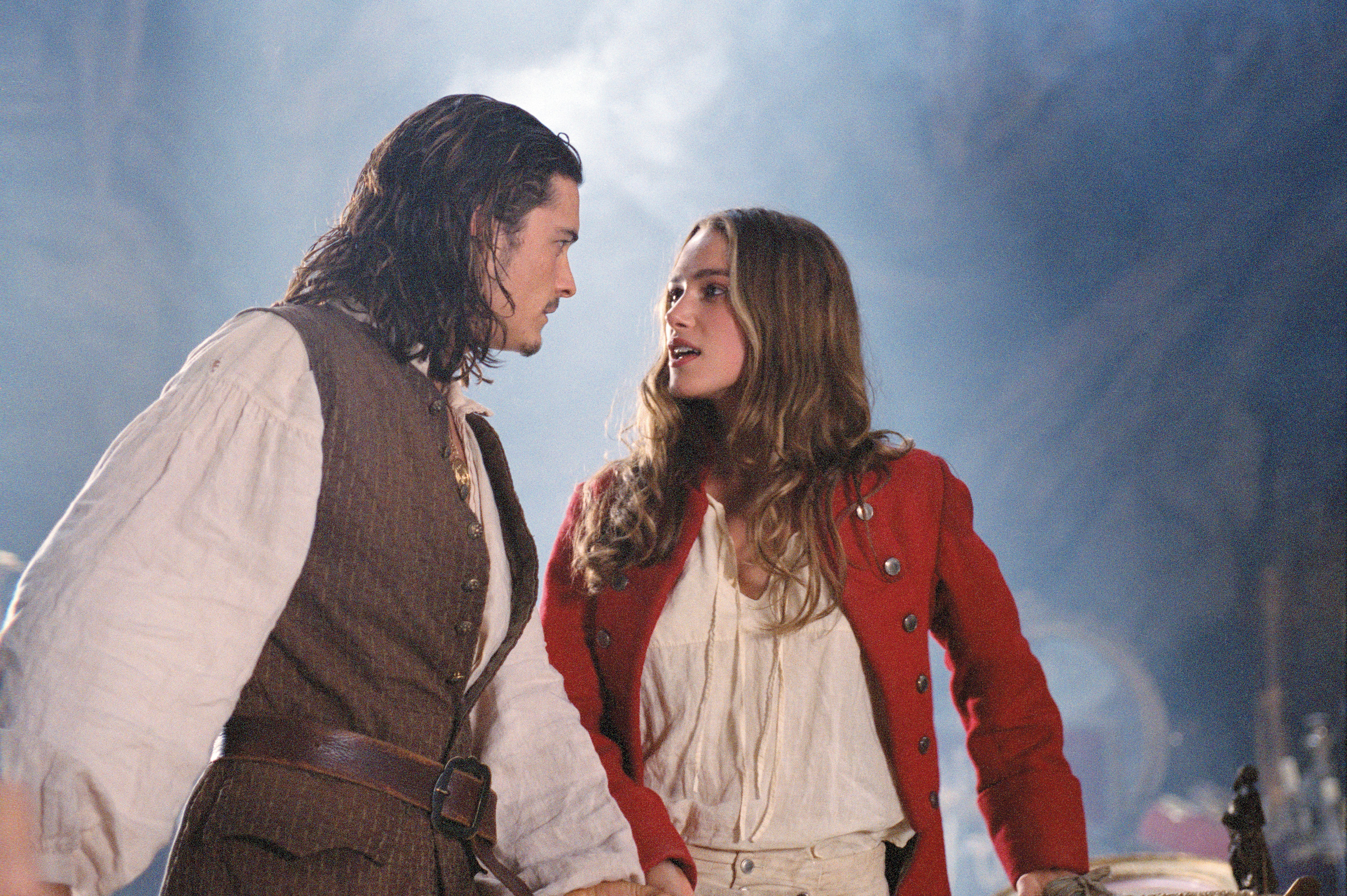 Will Turner and Elizabeth Swann from Pirates of the Caribbean HD Wallpaper