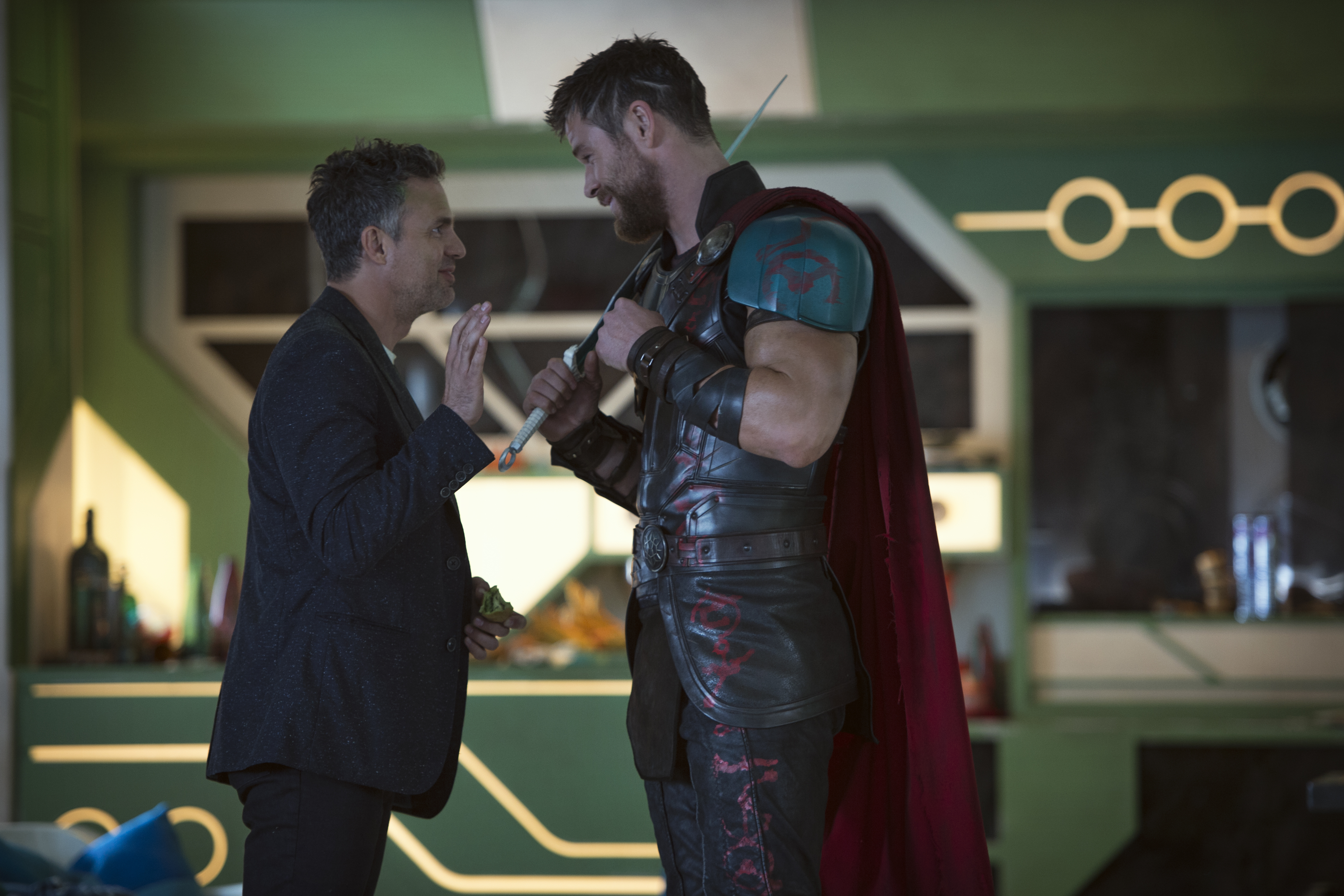 Mark Ruffalo and Thor from Marvel HD Wallpaper