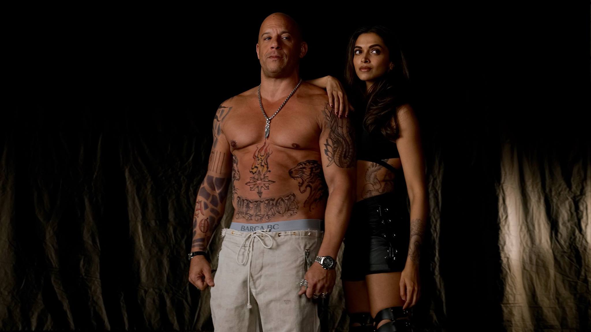Vin Diesel and Deepika Padukone HD Wallpaper