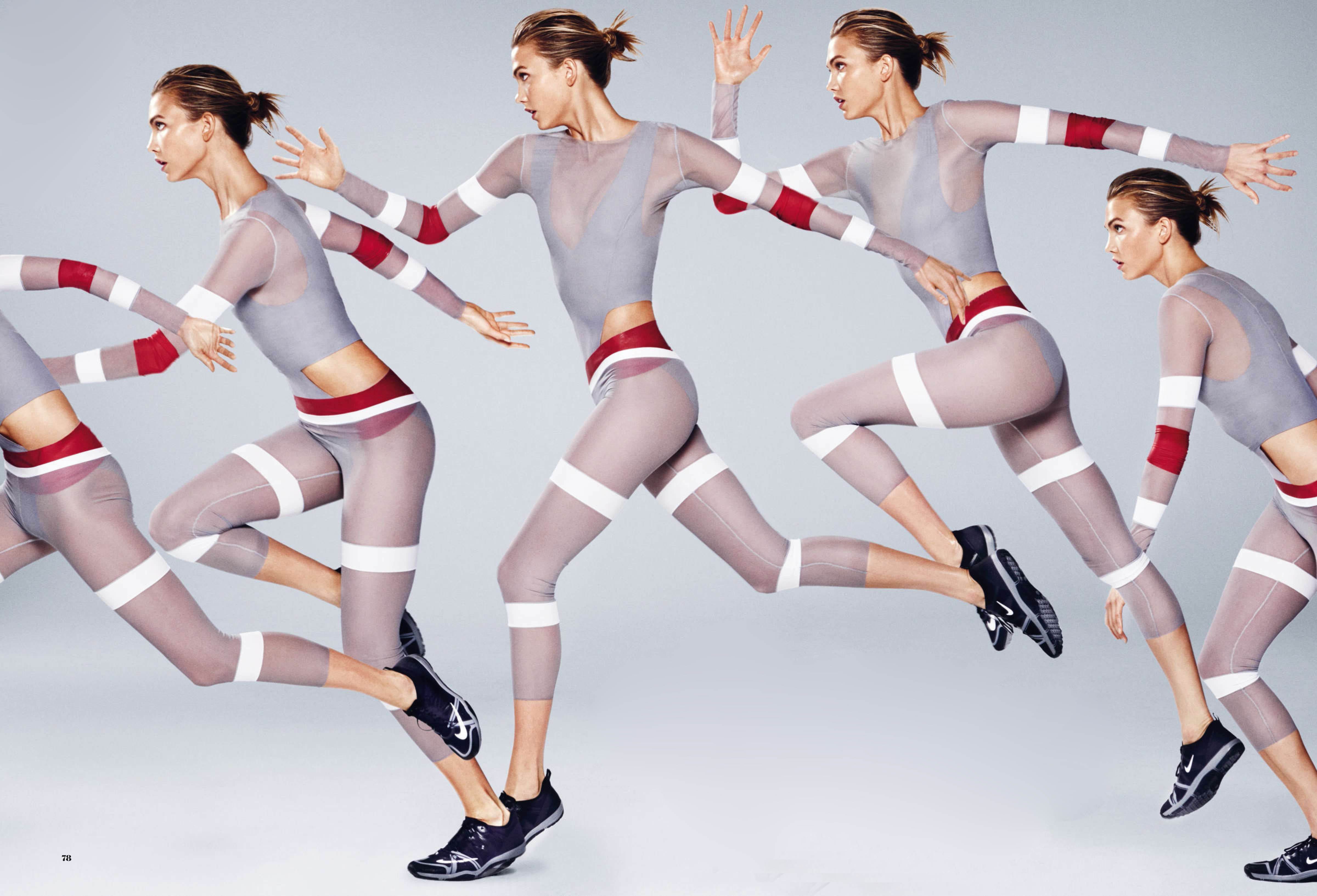Karlie Kloss in athletic wear HD Wallpaper