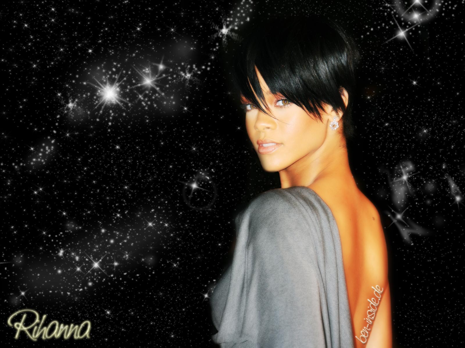 Rihanna in Space HD Wallpaper
