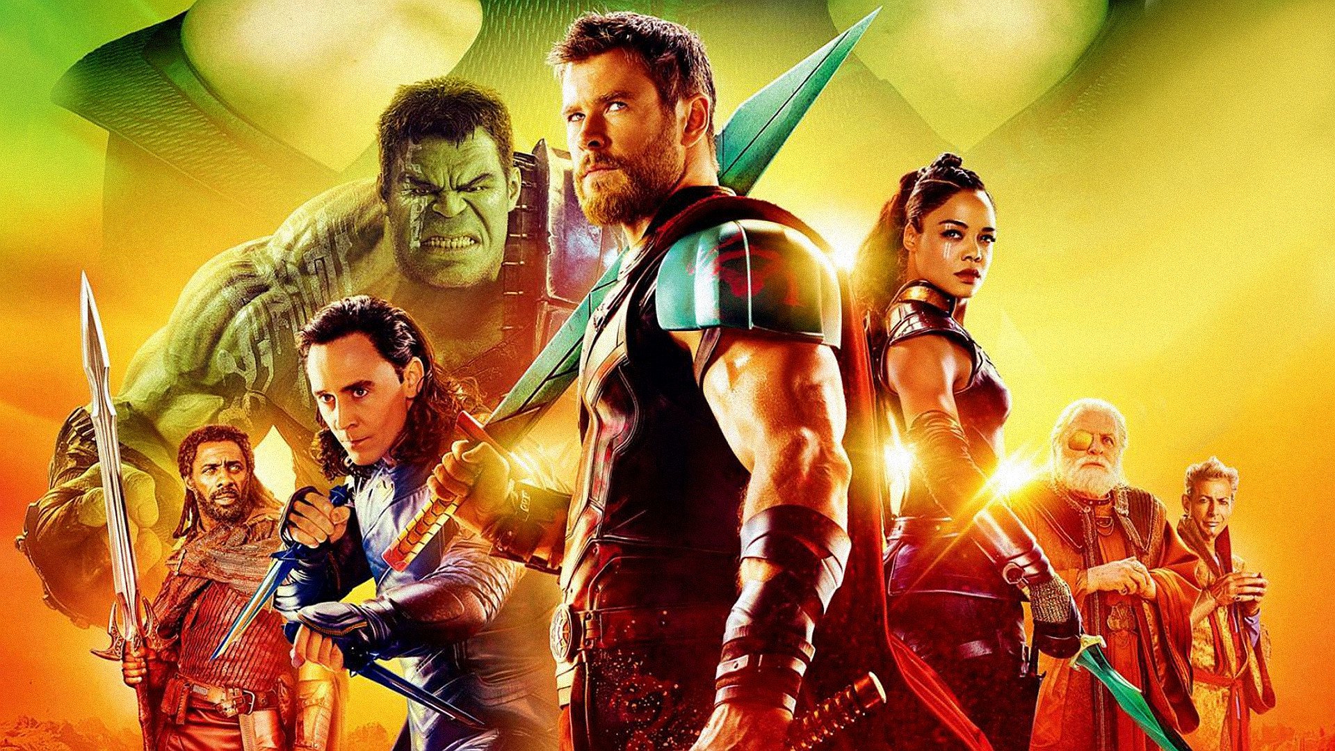 Thor: Ragnarok characters HD Wallpaper