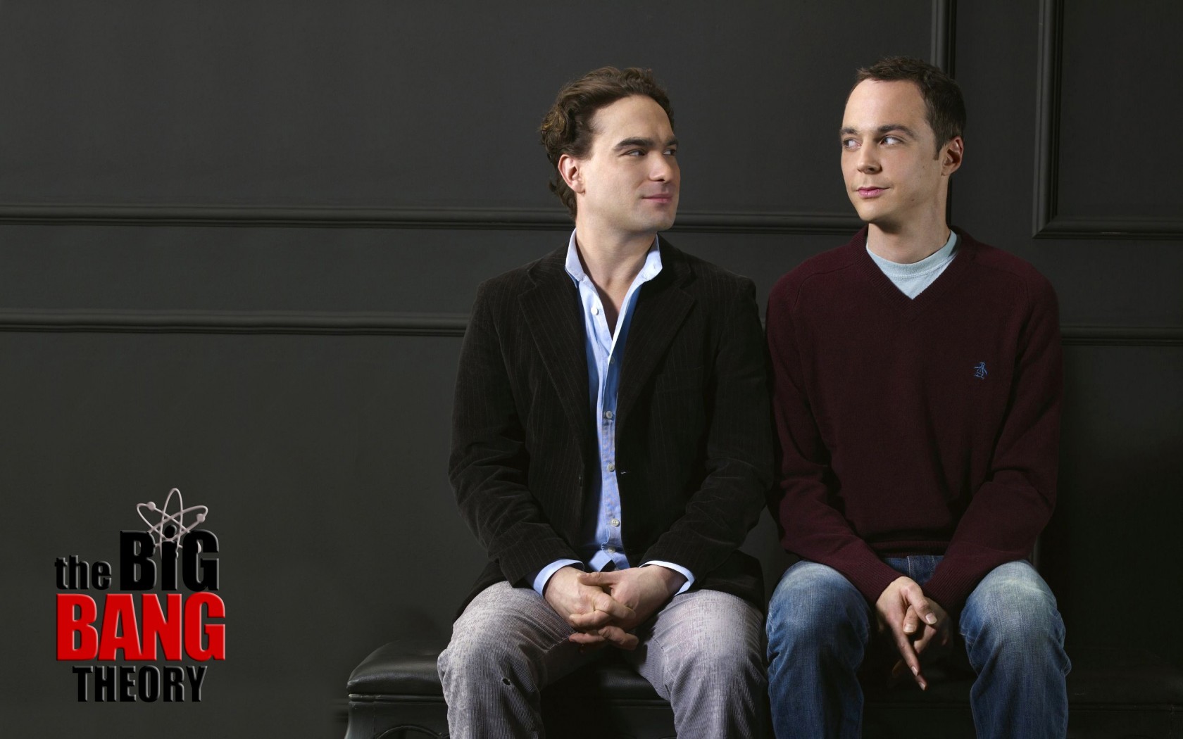 Johnny Galecki and Jim Parsons from The Big Bang Theory HD Wallpaper