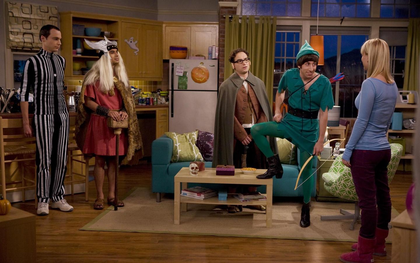 The Big Bang Theory: Halloween Costumes HD Wallpaper