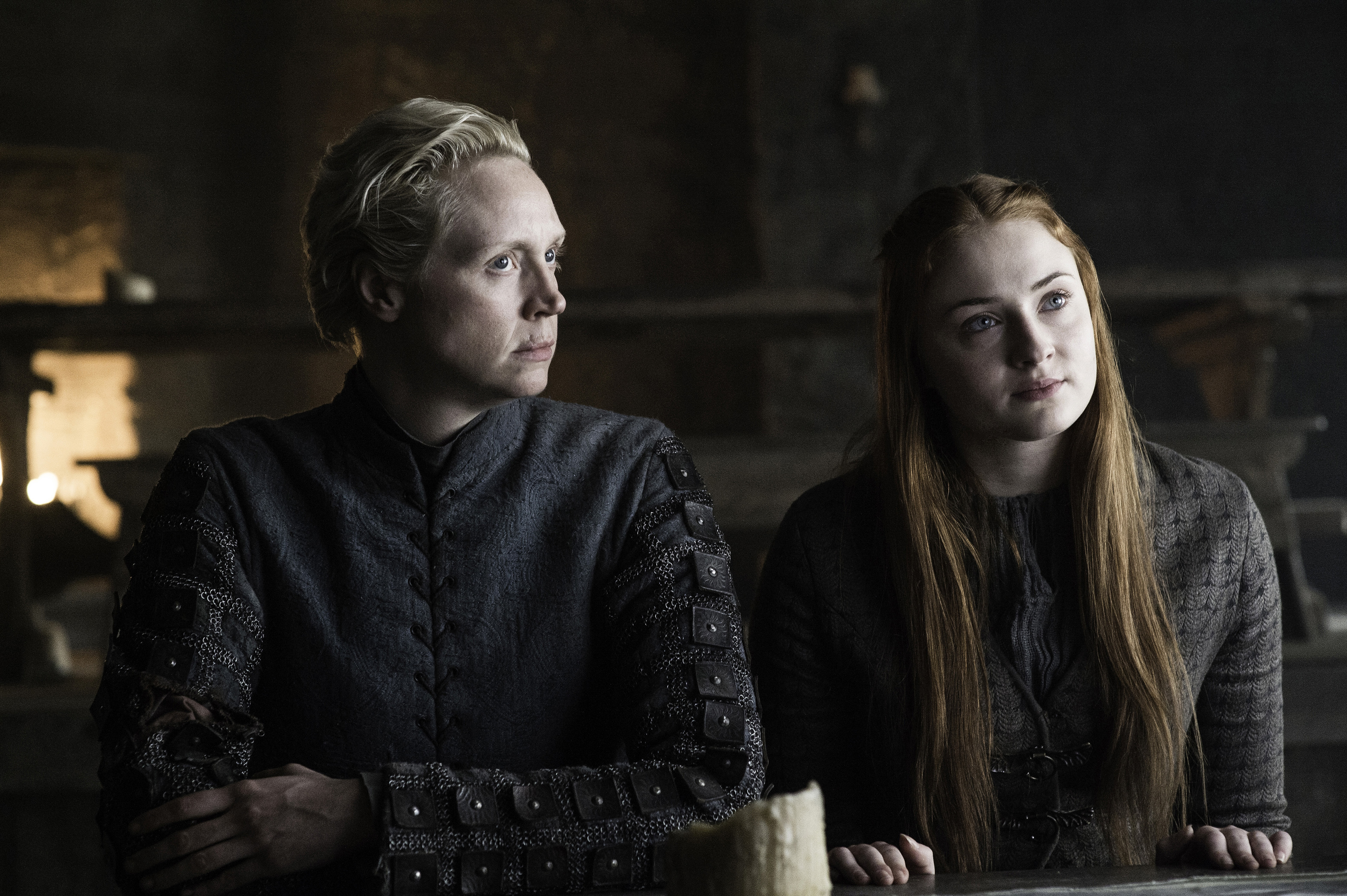 Brienne of Tarth and Sansa Stark from Game of Thrones HD Wallpaper