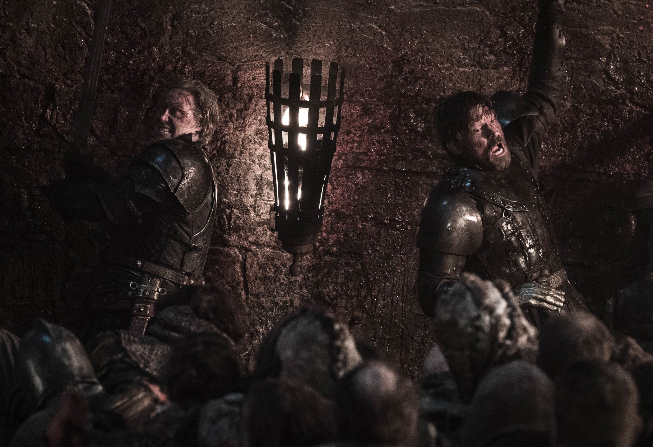 Brienne of Tarth and Jaime Lannister in battle HD Wallpaper