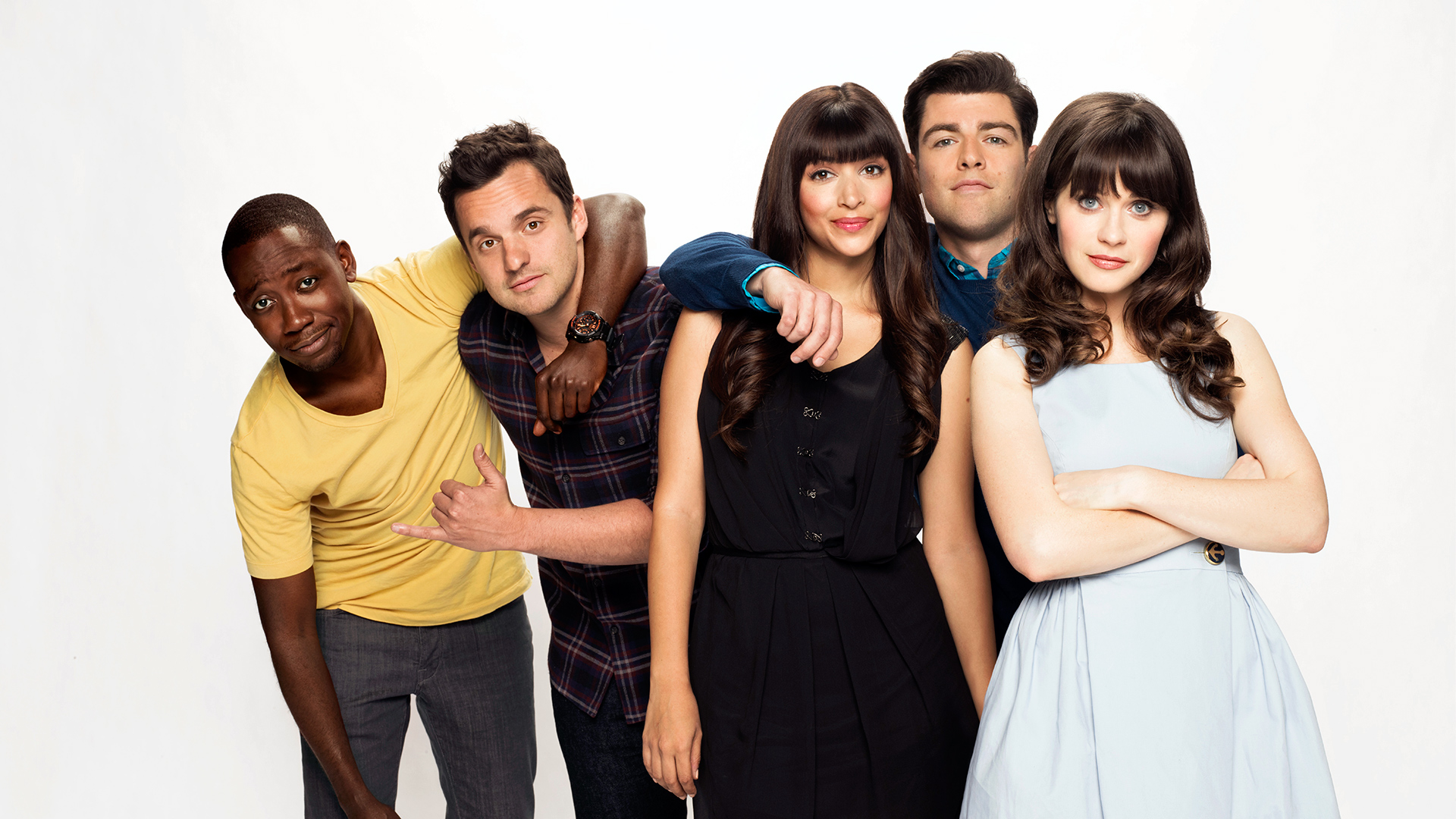 New Girl Cast HD Wallpaper
