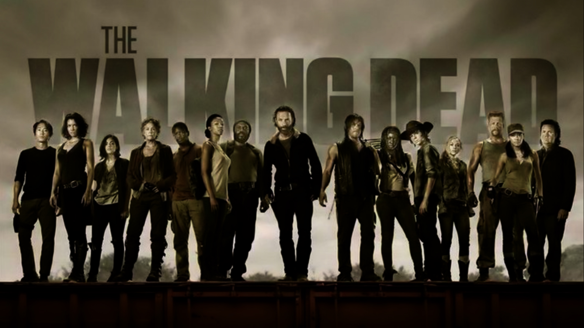 The Walking Dead cast HD Wallpaper