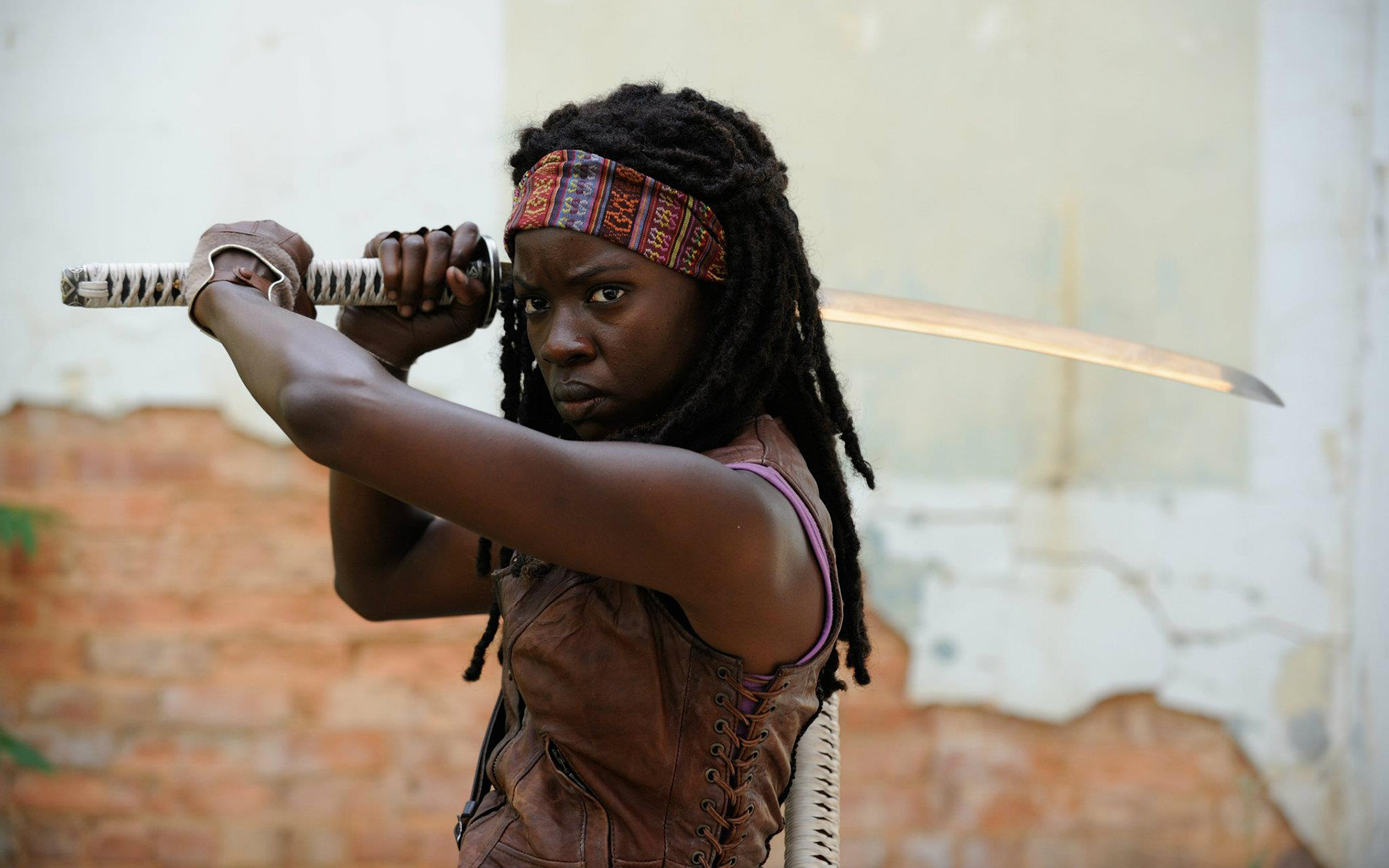 Michonne from The Walking Dead HD Wallpaper