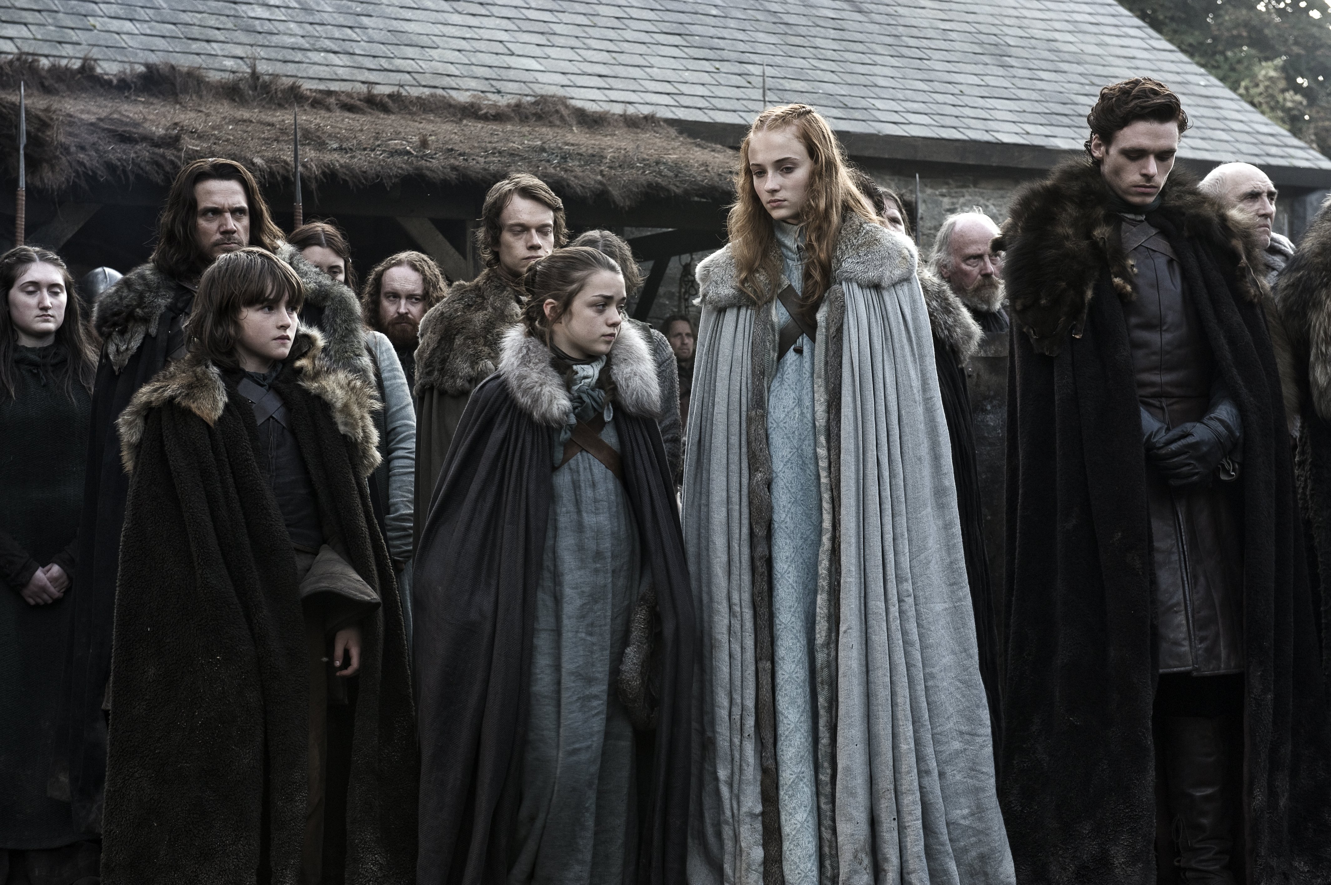 The Stark children from Game of Thrones HD Wallpaper