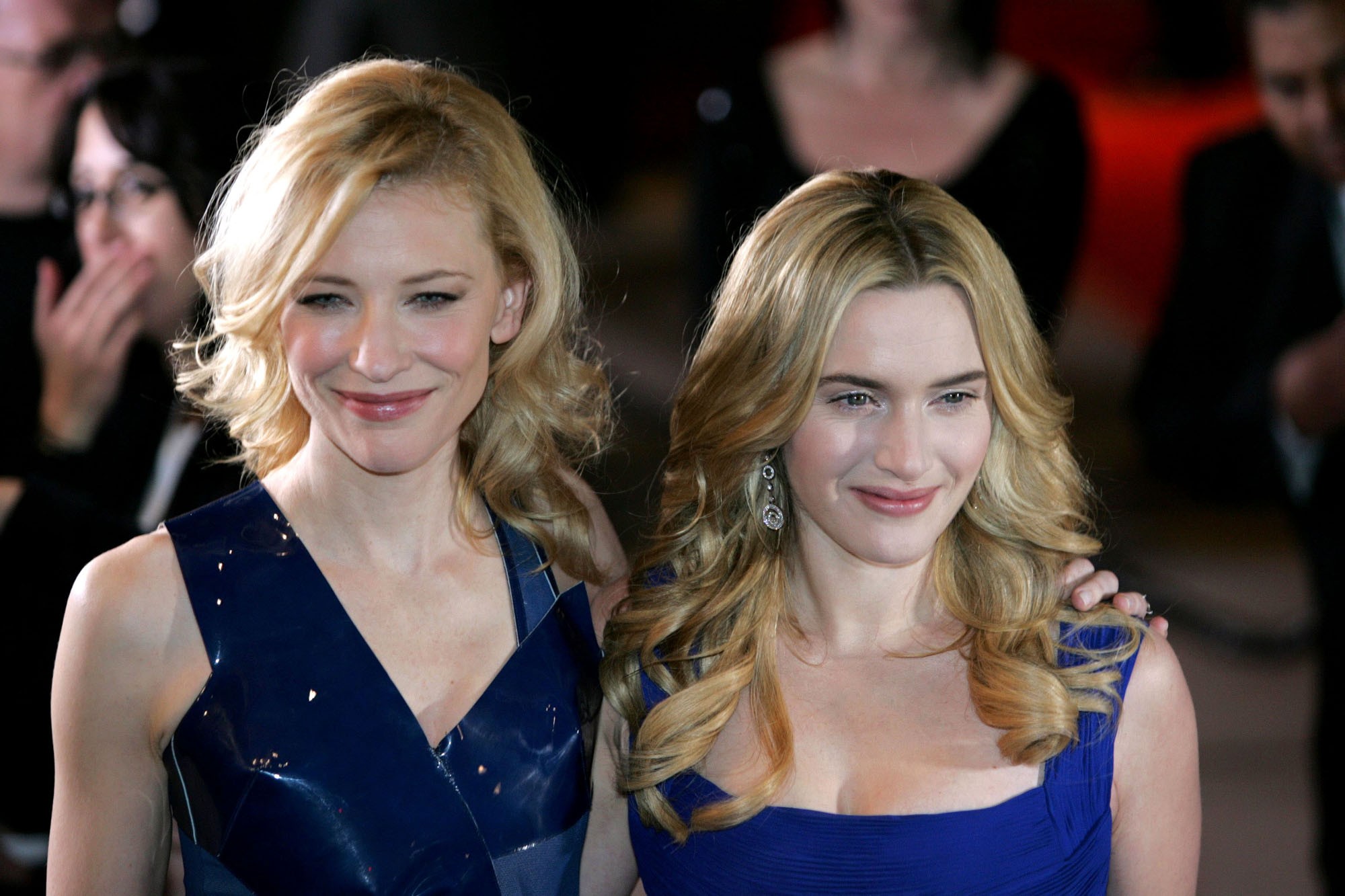 Cate Blanchett and Kate Winslet at an event HD Wallpaper