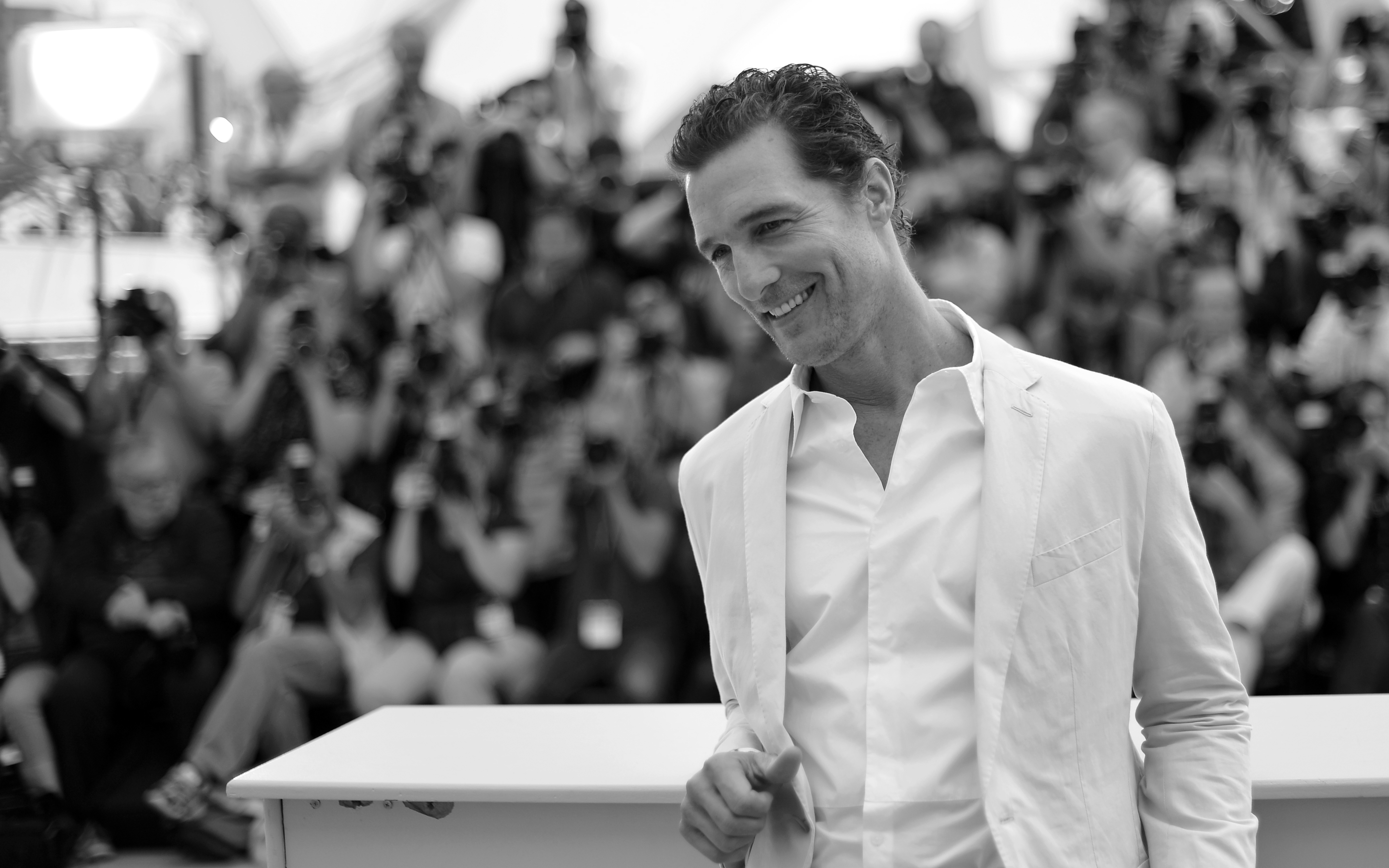 Matthew McConaughey at a press event HD Wallpaper