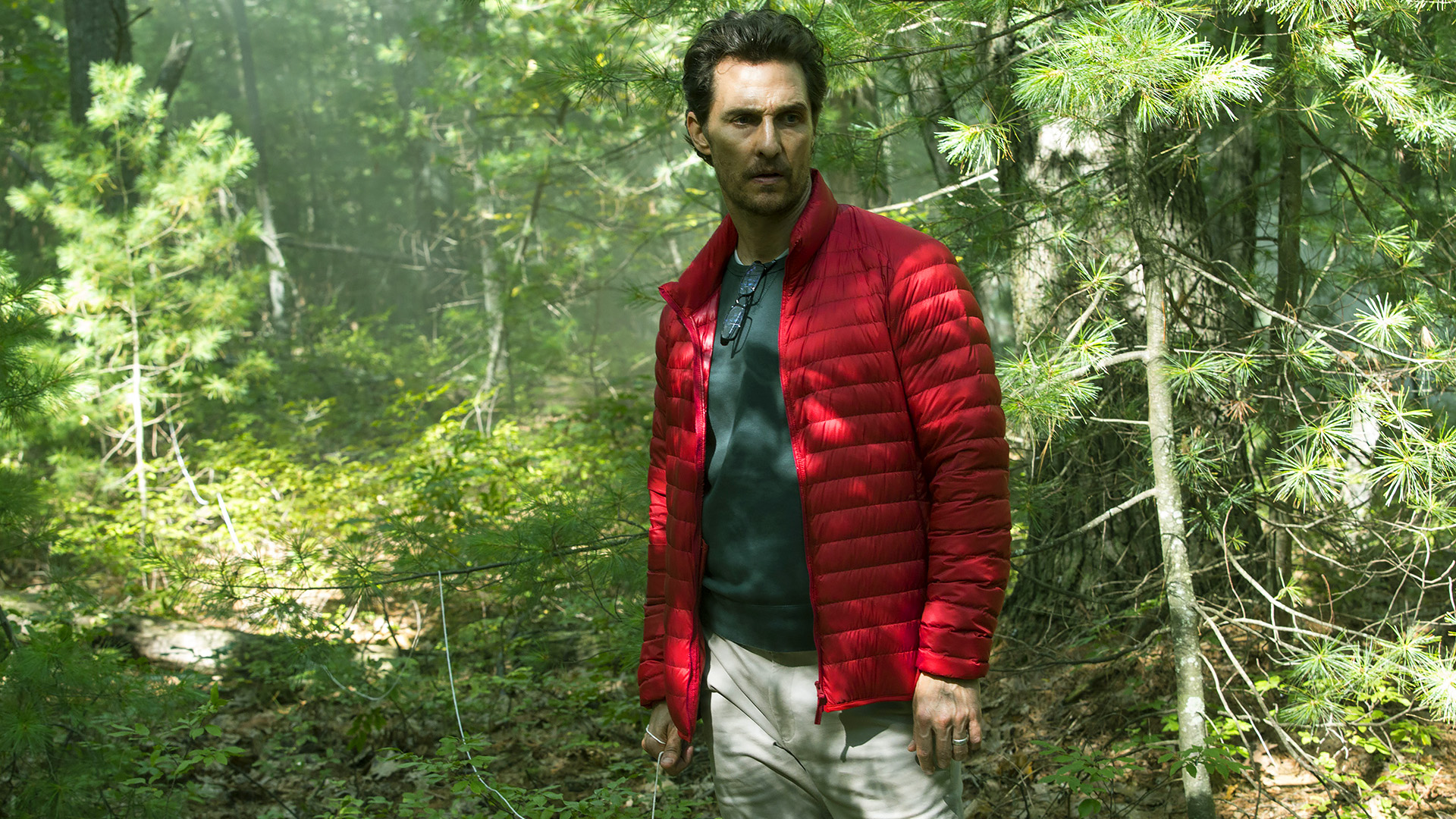 Matthew McConaughey in a forest HD Wallpaper