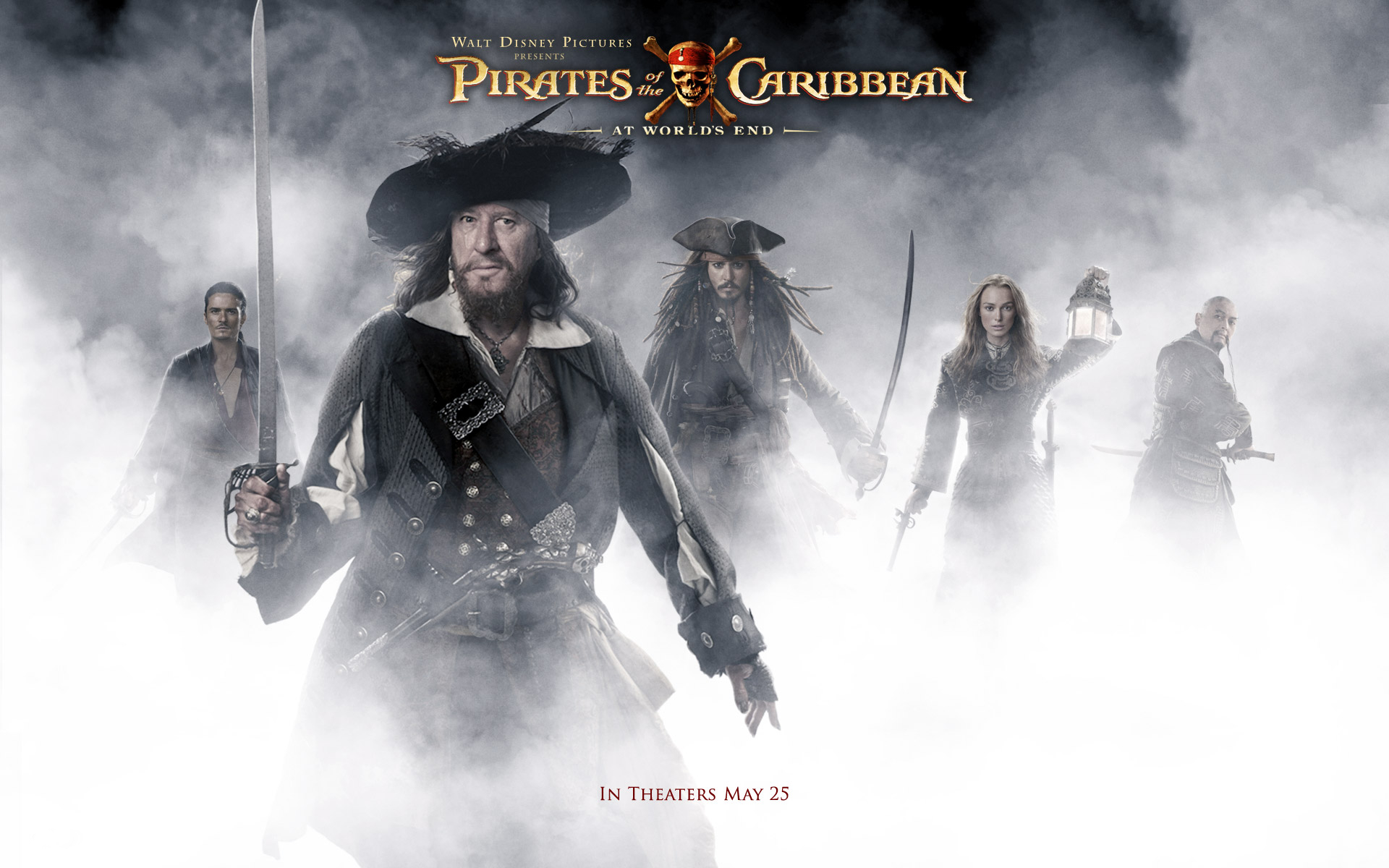 Pirates of the Caribbean At World's End Poster HD Wallpaper