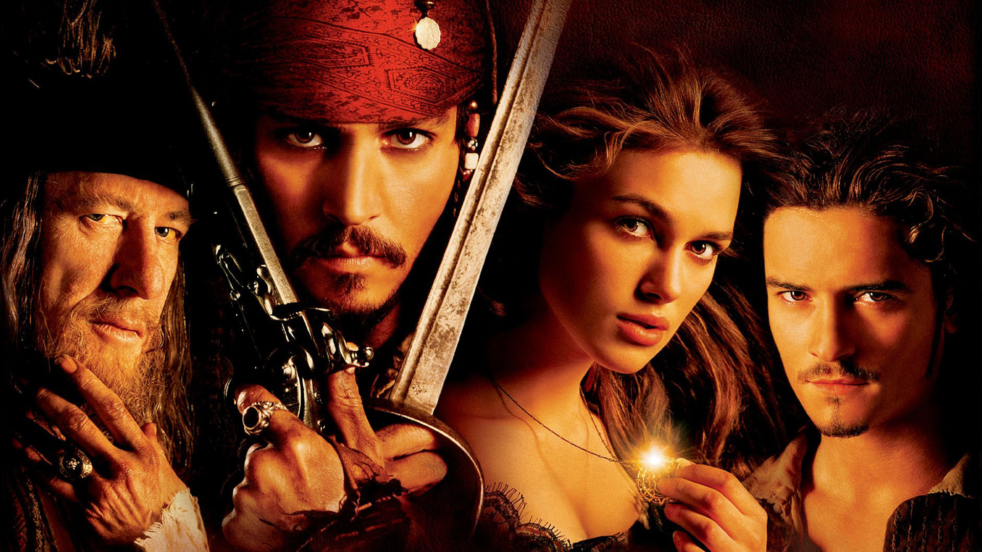 Pirates of the Caribbean: The Curse of the Black Pearl HD Wallpaper