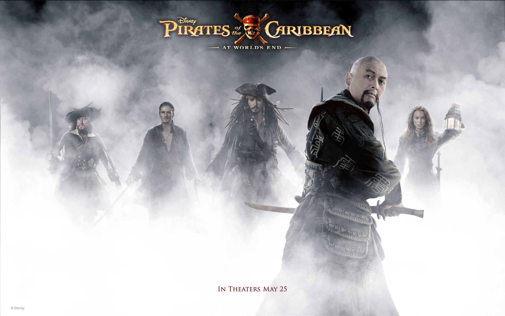 Pirates of the Caribbean: At World's End Movie Poster HD Wallpaper