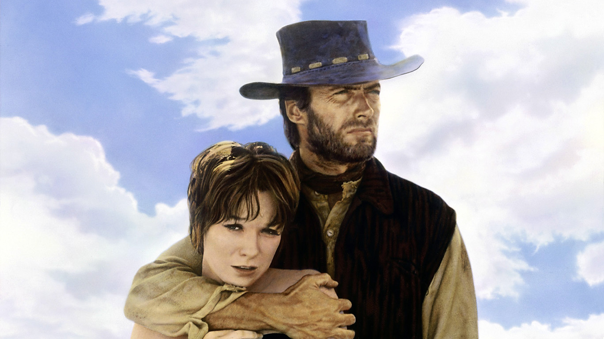 Clint Eastwood and Shirley MacLaine in Two Mules for Sister Sara HD Wallpaper