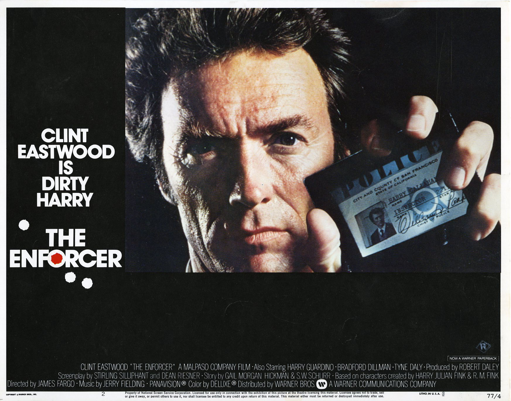 The Enforcer Clint Eastwood Dirty Harry Movie Poster HD Wallpaper