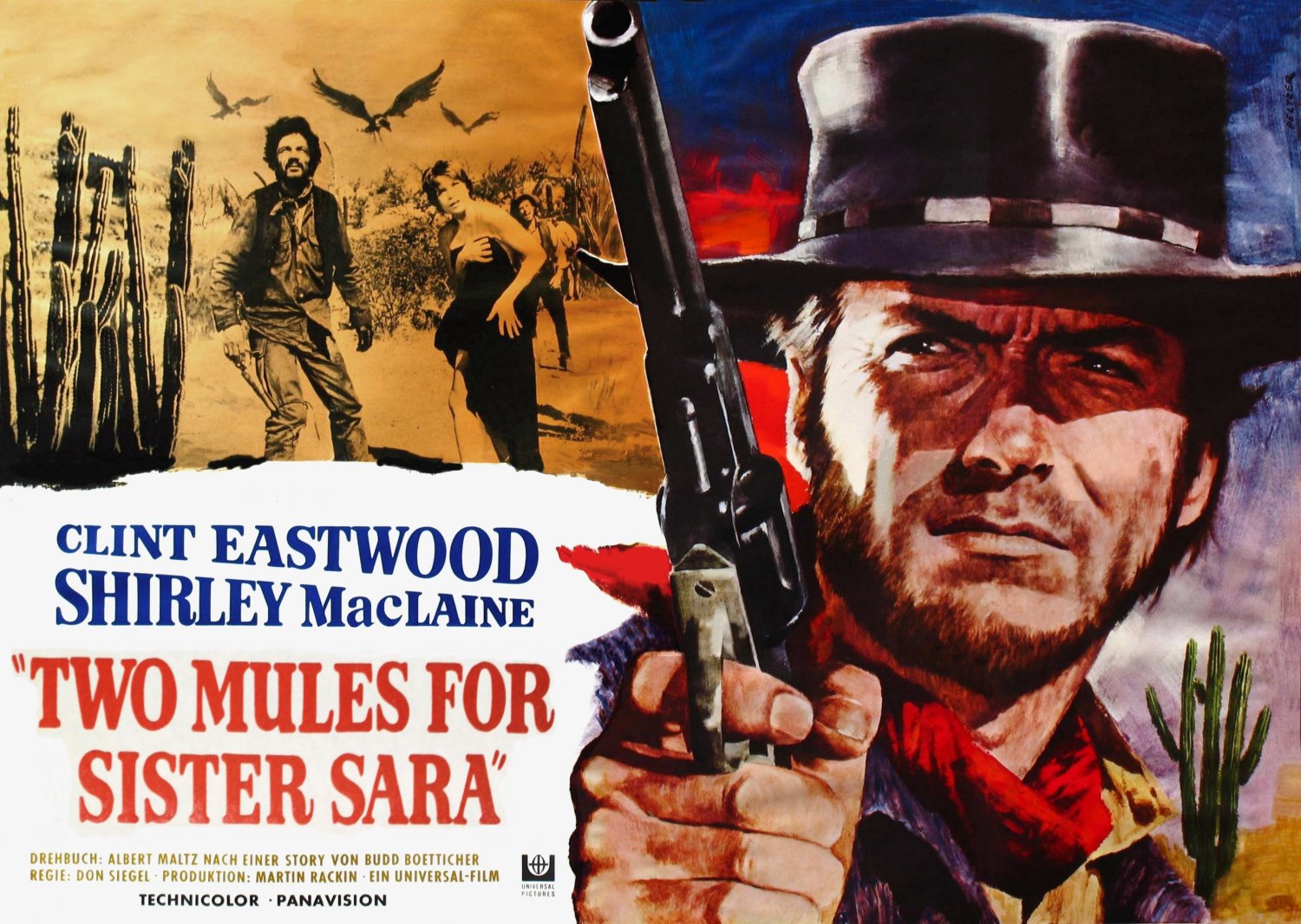 Two Mules for Sister Sara Clint Eastwood Shirley MacLaine HD Wallpaper