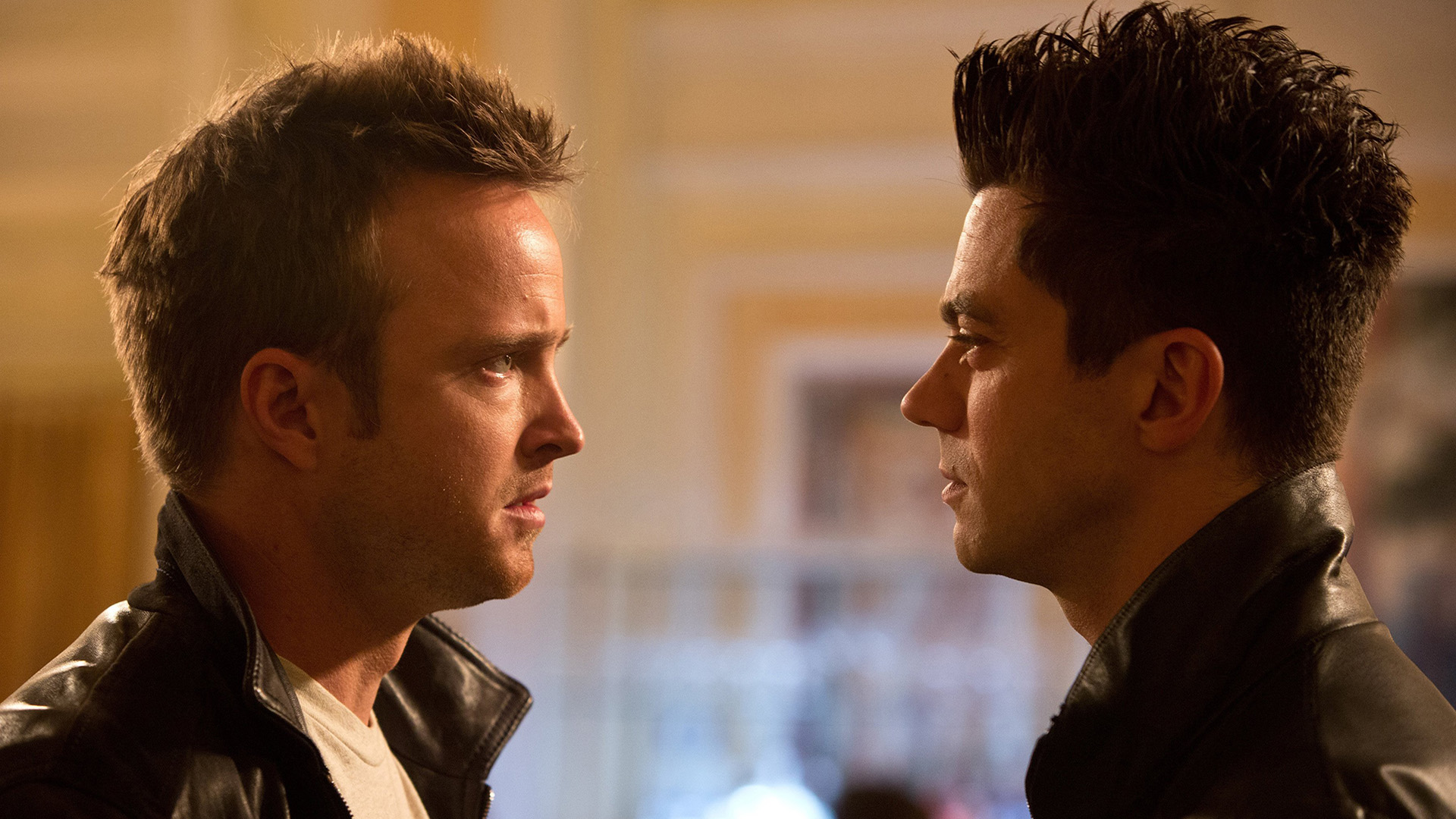 Dominic Cooper and Aaron Paul HD Wallpaper