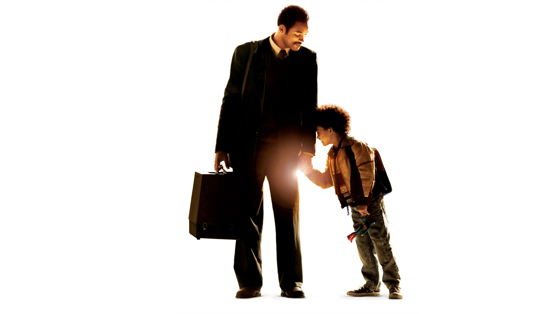Will Smith and Jaden Smith in The Pursuit of Happyness HD Wallpaper