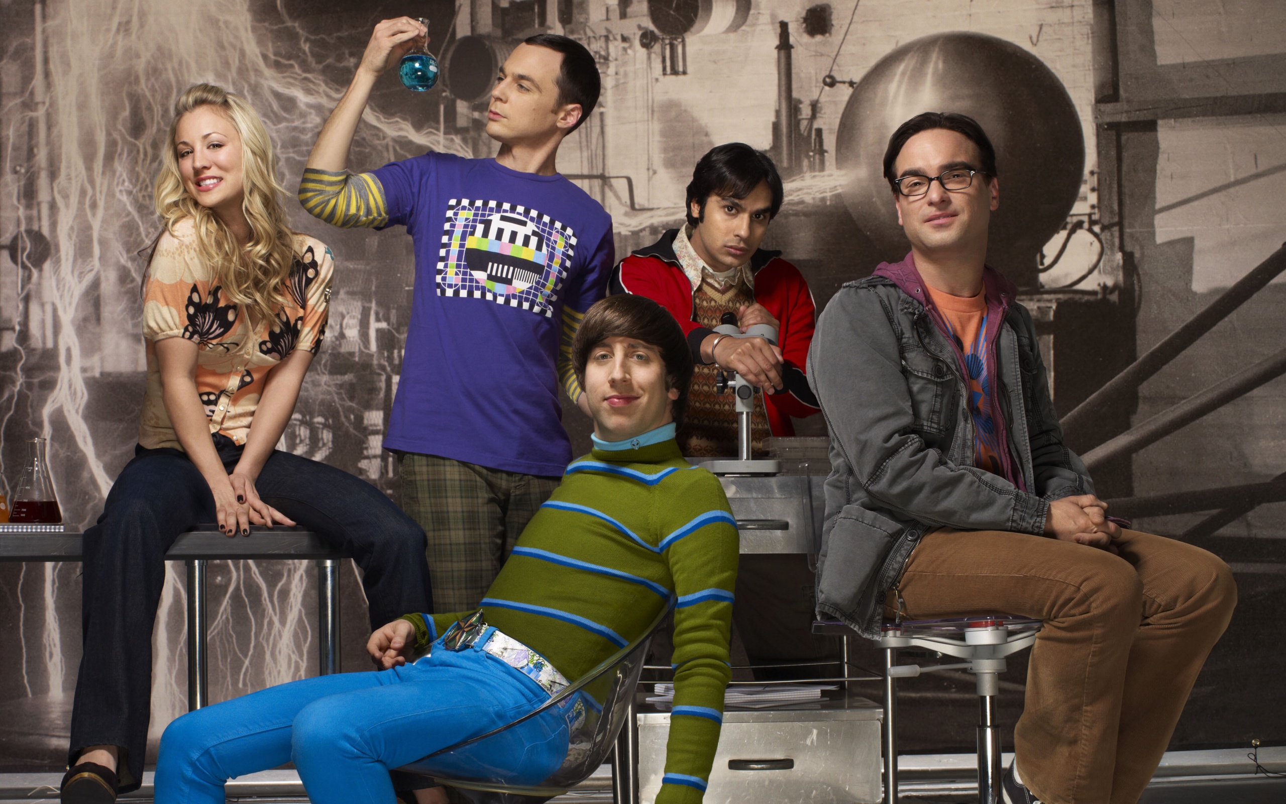 The Big Bang Theory Cast HD Wallpaper
