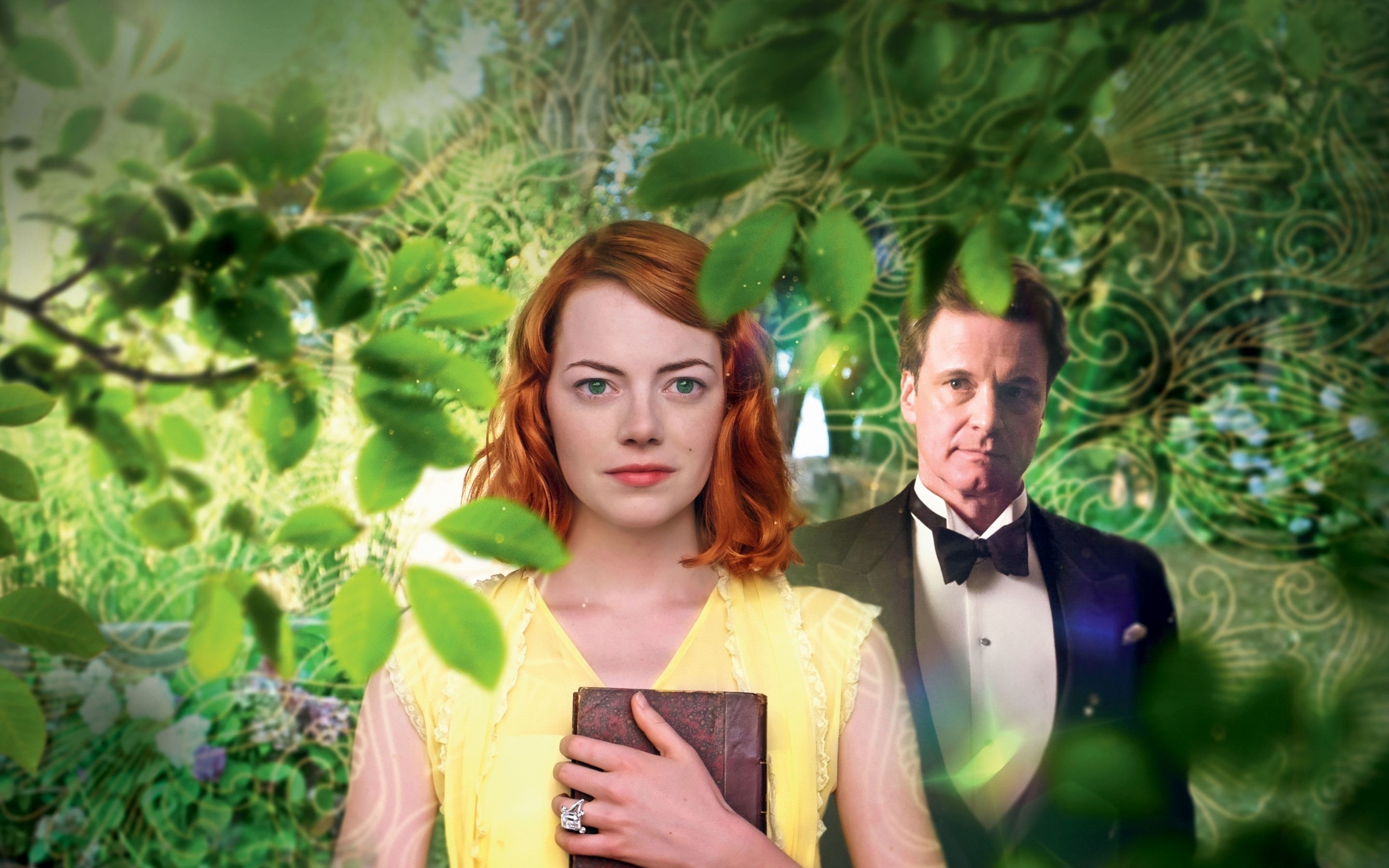 Emma Stone and Colin Firth in Magic in the Moonlight HD Wallpaper