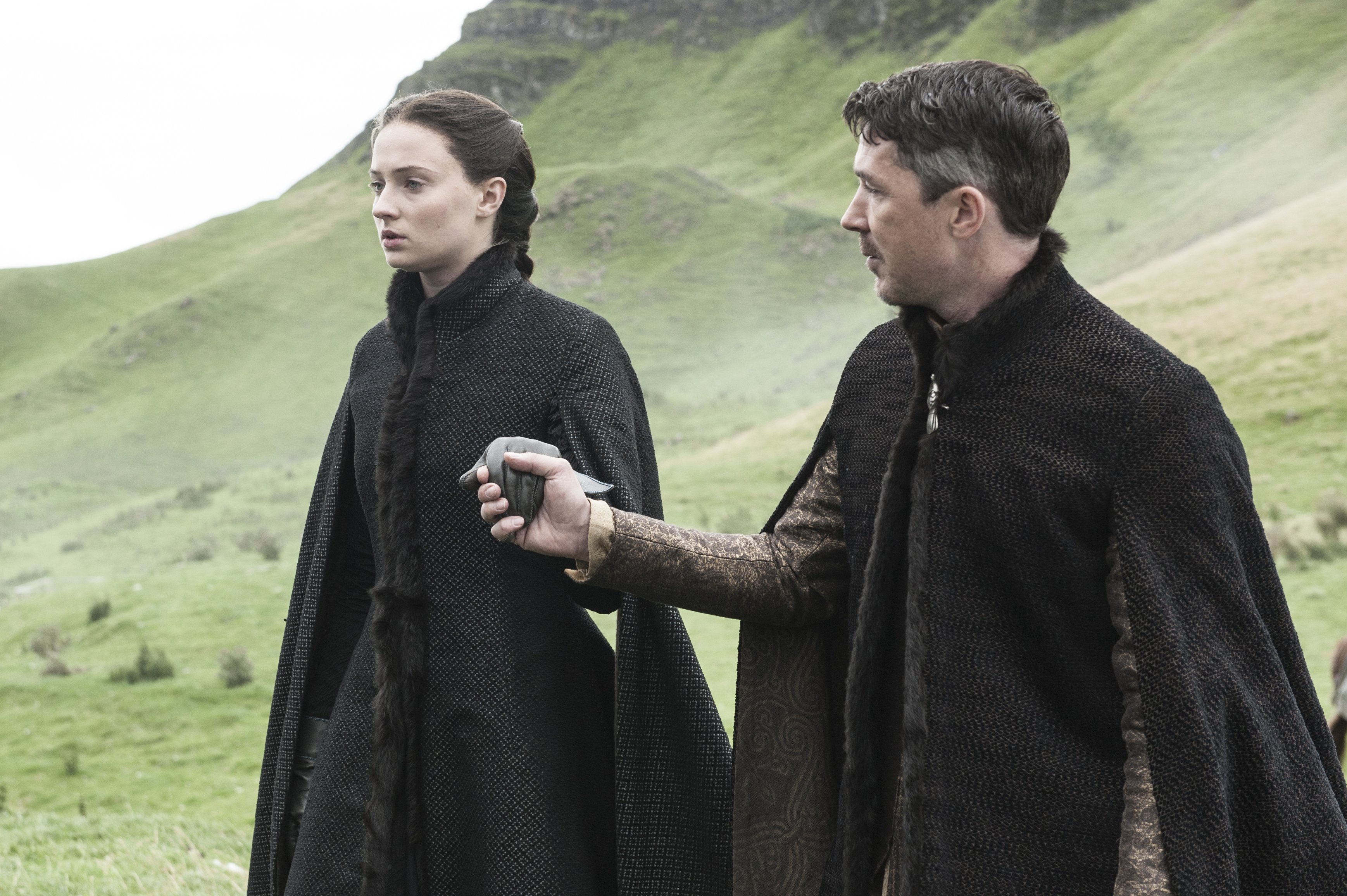 Sansa Stark and Petyr Baelish from Game of Thrones HD Wallpaper