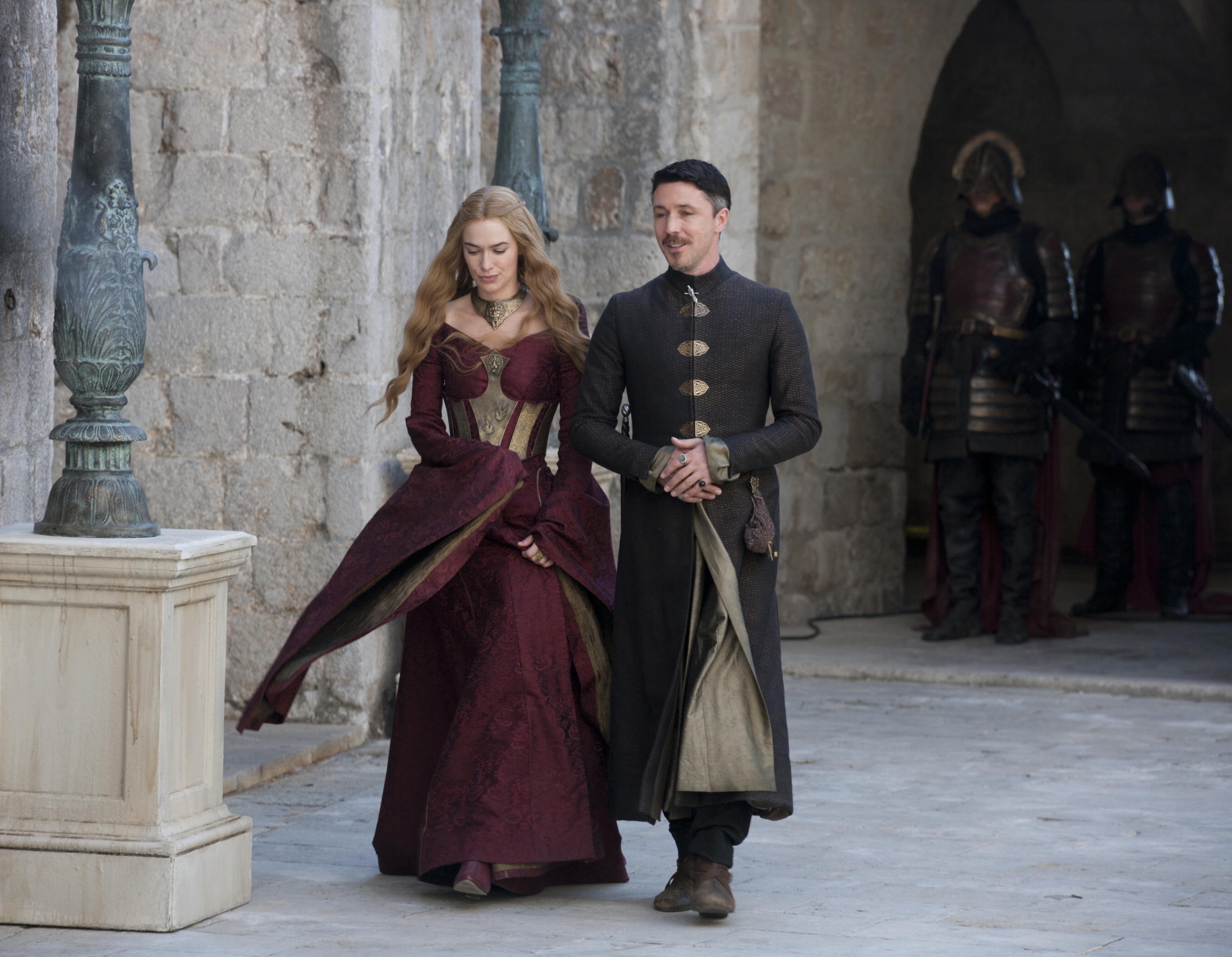 Cersei Lannister and Petyr Baelish from Game of Thrones HD Wallpaper