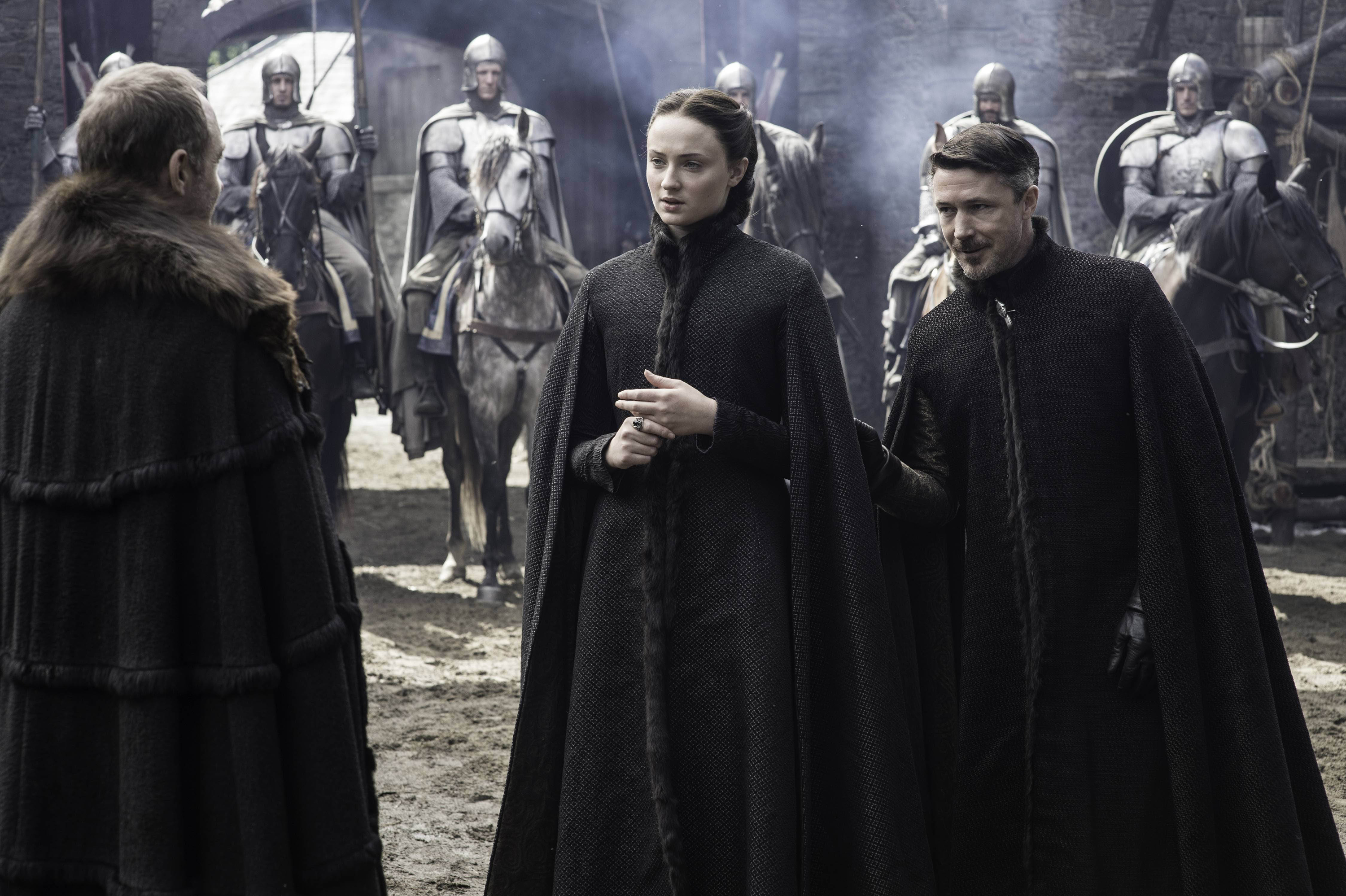 Petyr Baelish and Sansa Stark in Game of Thrones HD Wallpaper