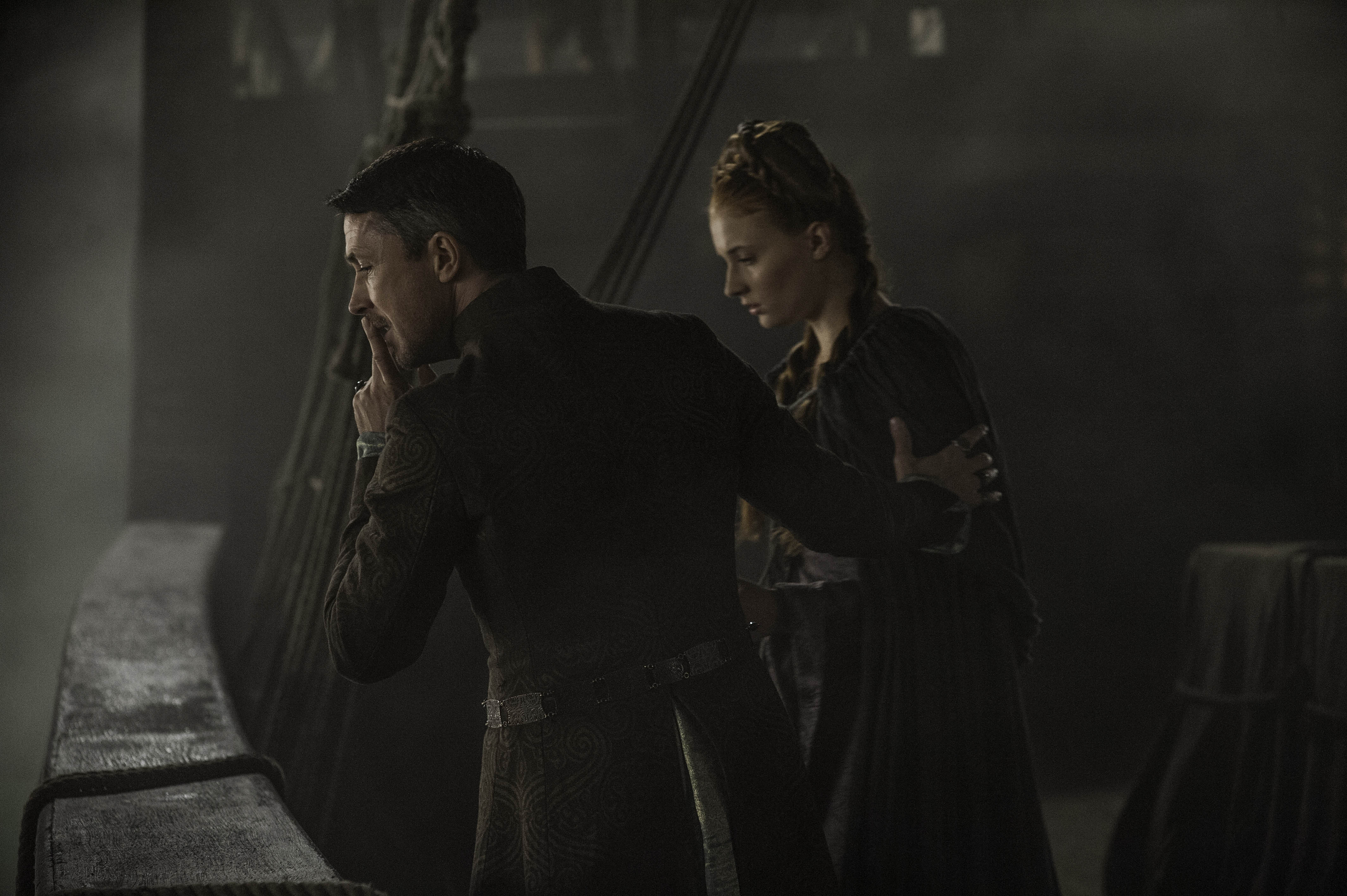 Petyr Baelish and Sansa Stark from Game of Thrones HD Wallpaper