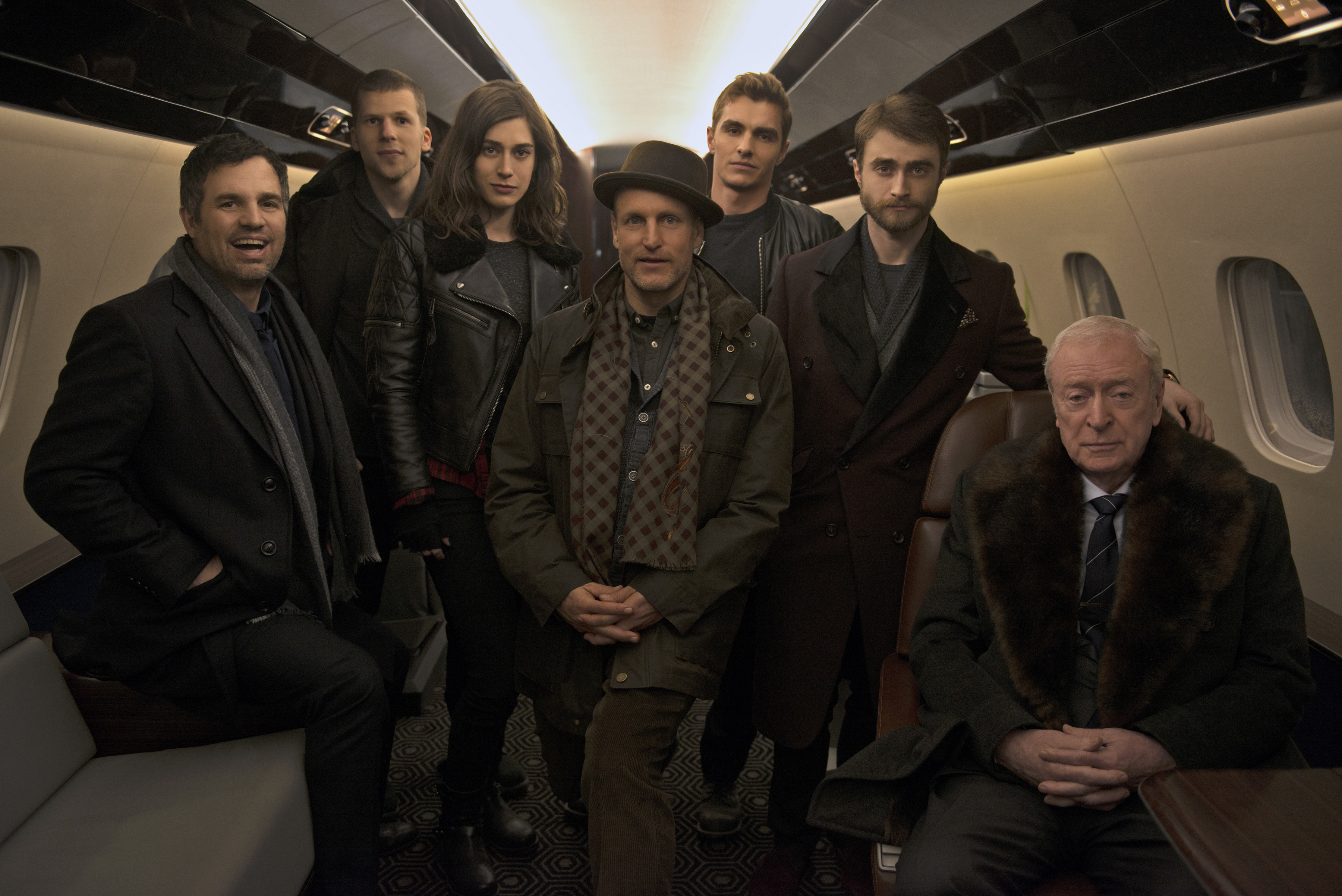 Now You See Me 2 cast on a private jet HD Wallpaper