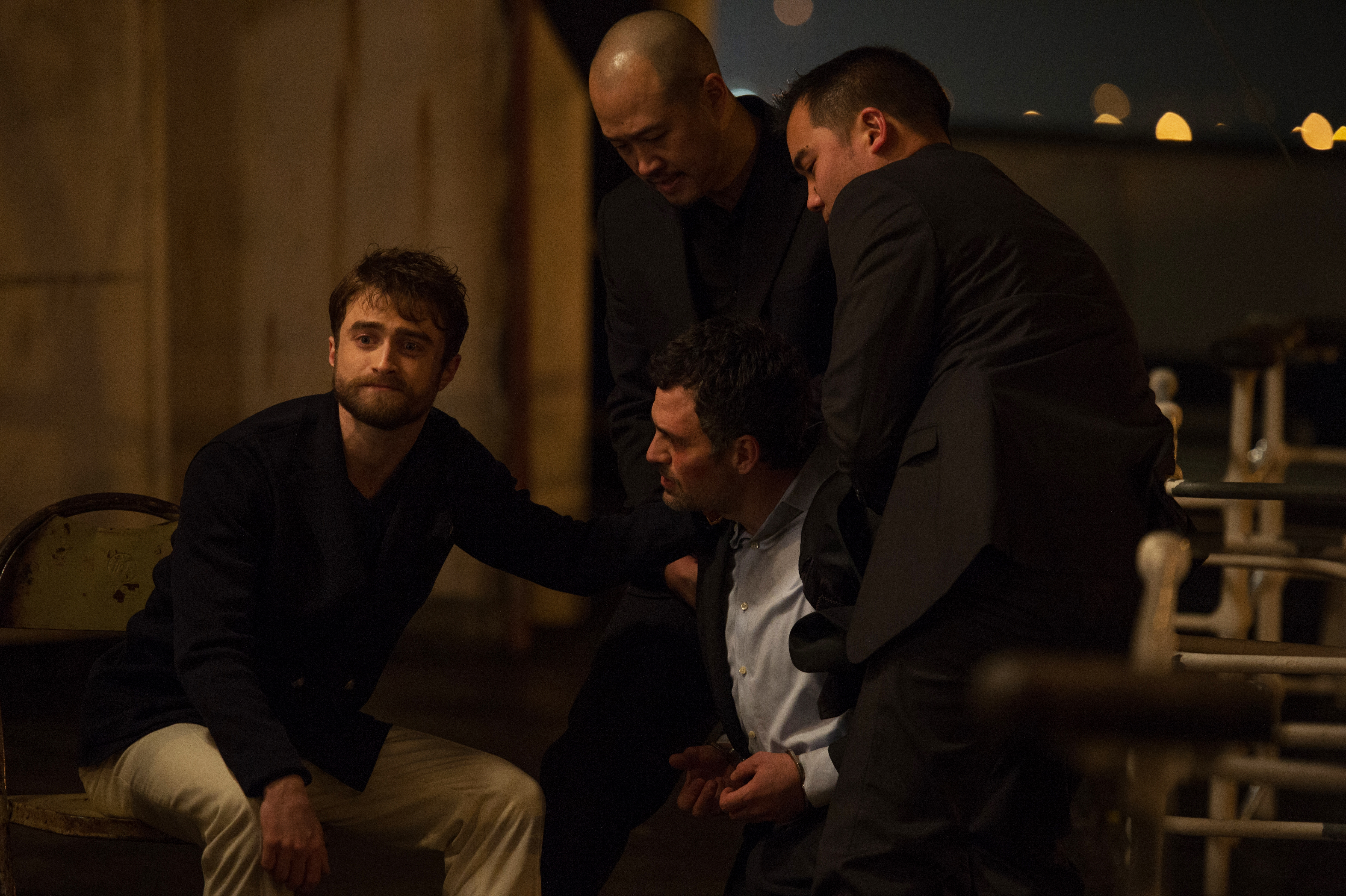 Daniel Radcliffe and men in suits HD Wallpaper