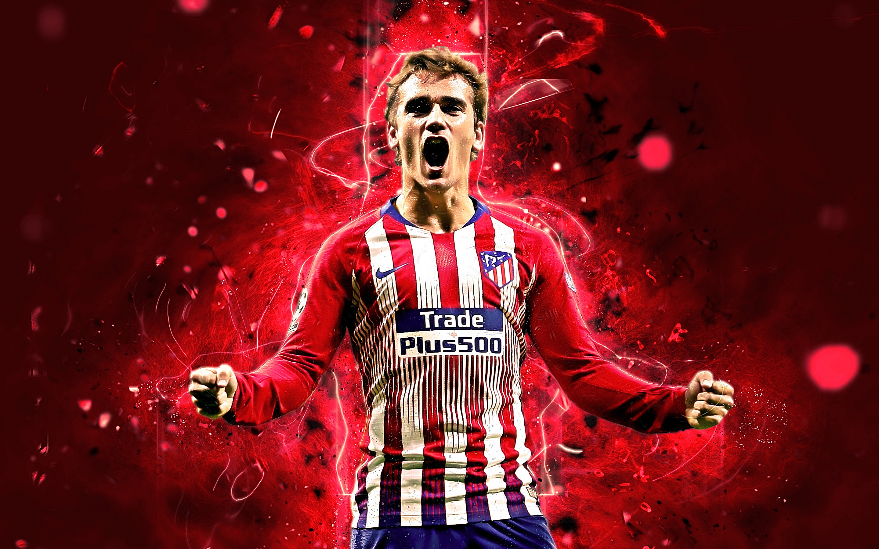 Antoine Griezmann from Atletico Madrid HD Wallpaper